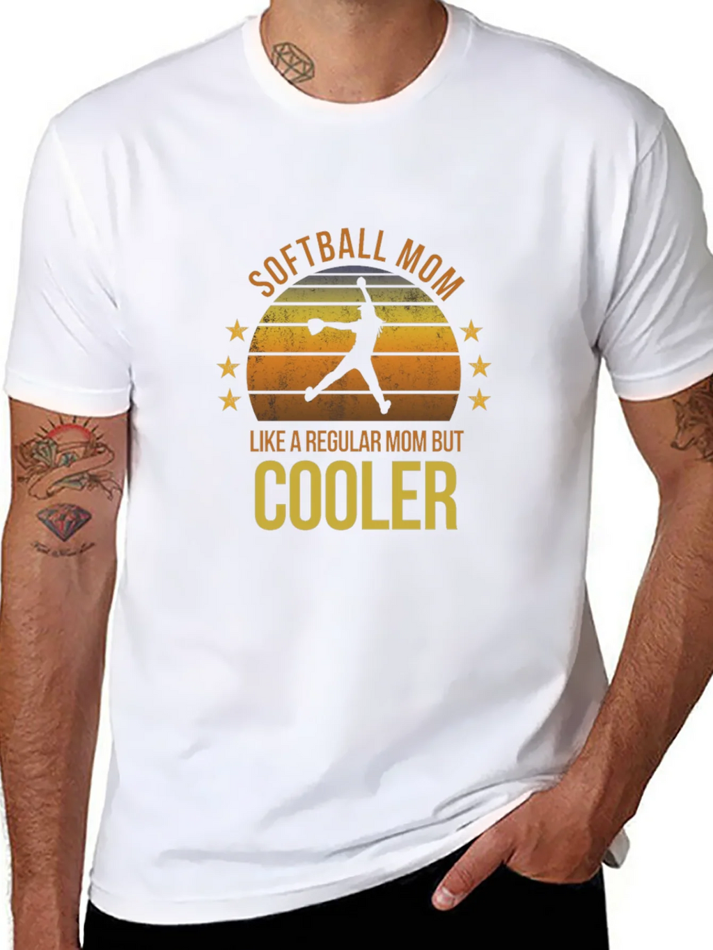 Softball Mom T-Shirt - Regular But Cooler! product image 7