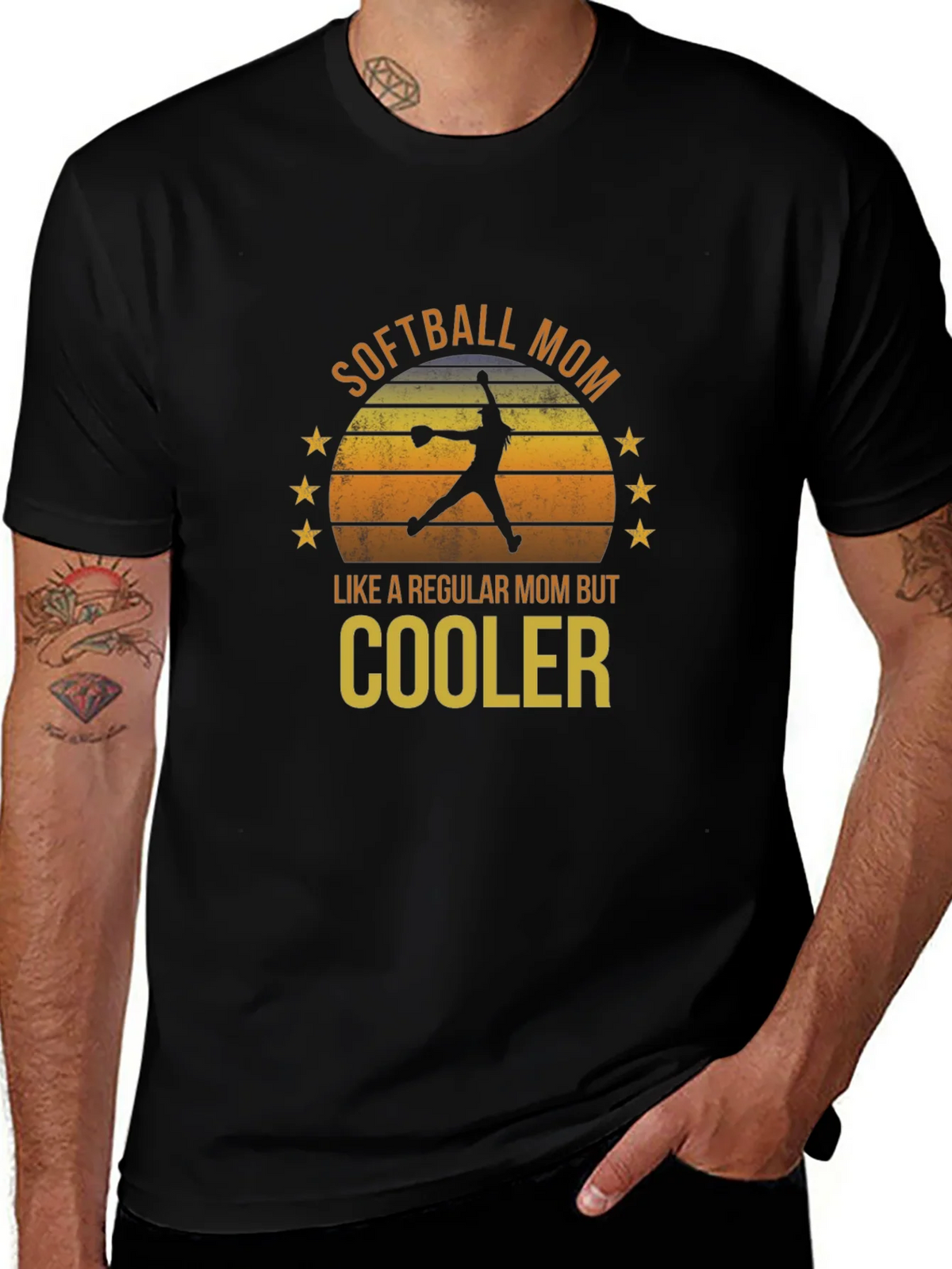 Softball Mom T-Shirt - Regular But Cooler! product image 1