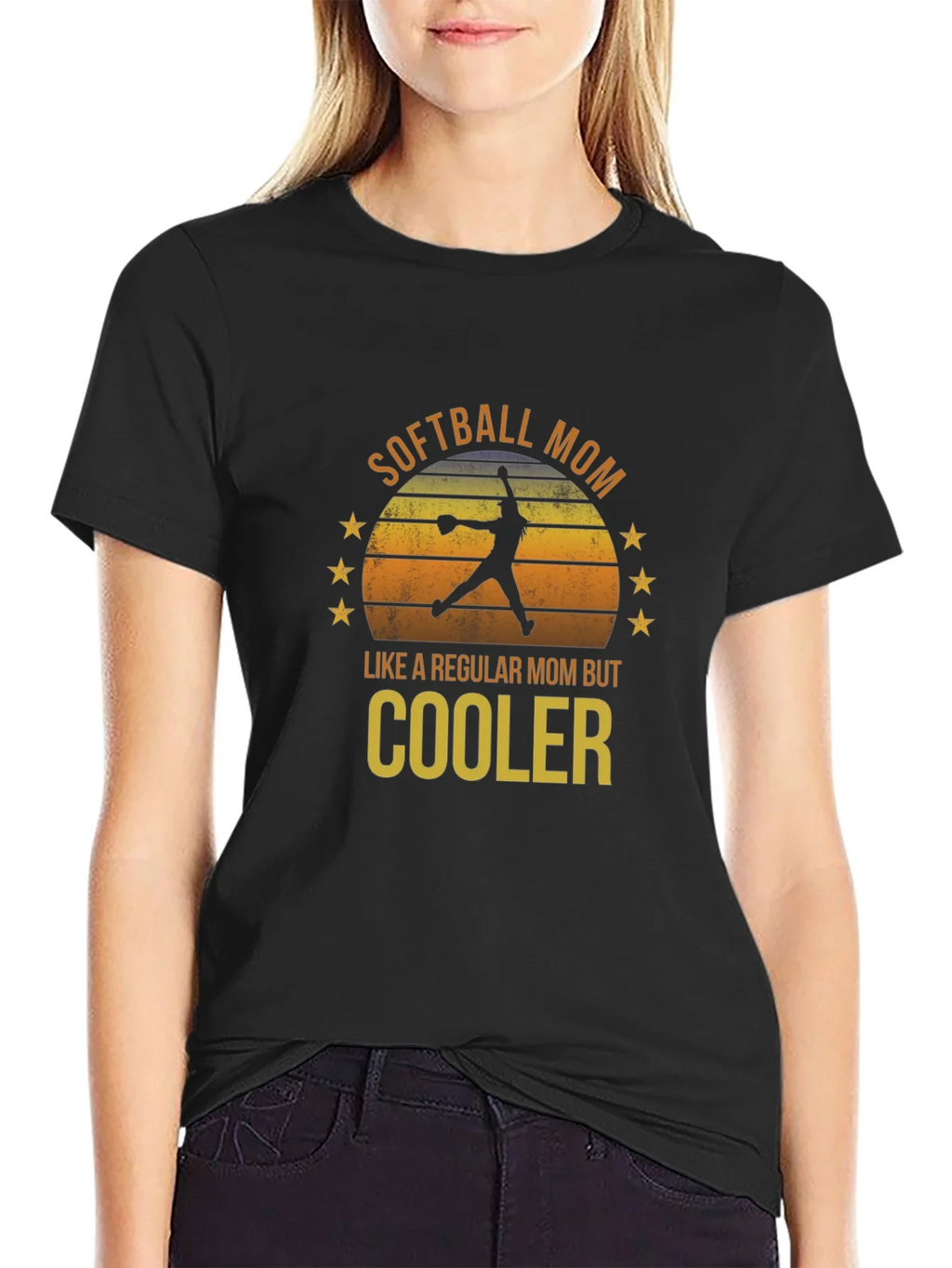 Softball Mom T-Shirt - Regular But Cooler! product image 2