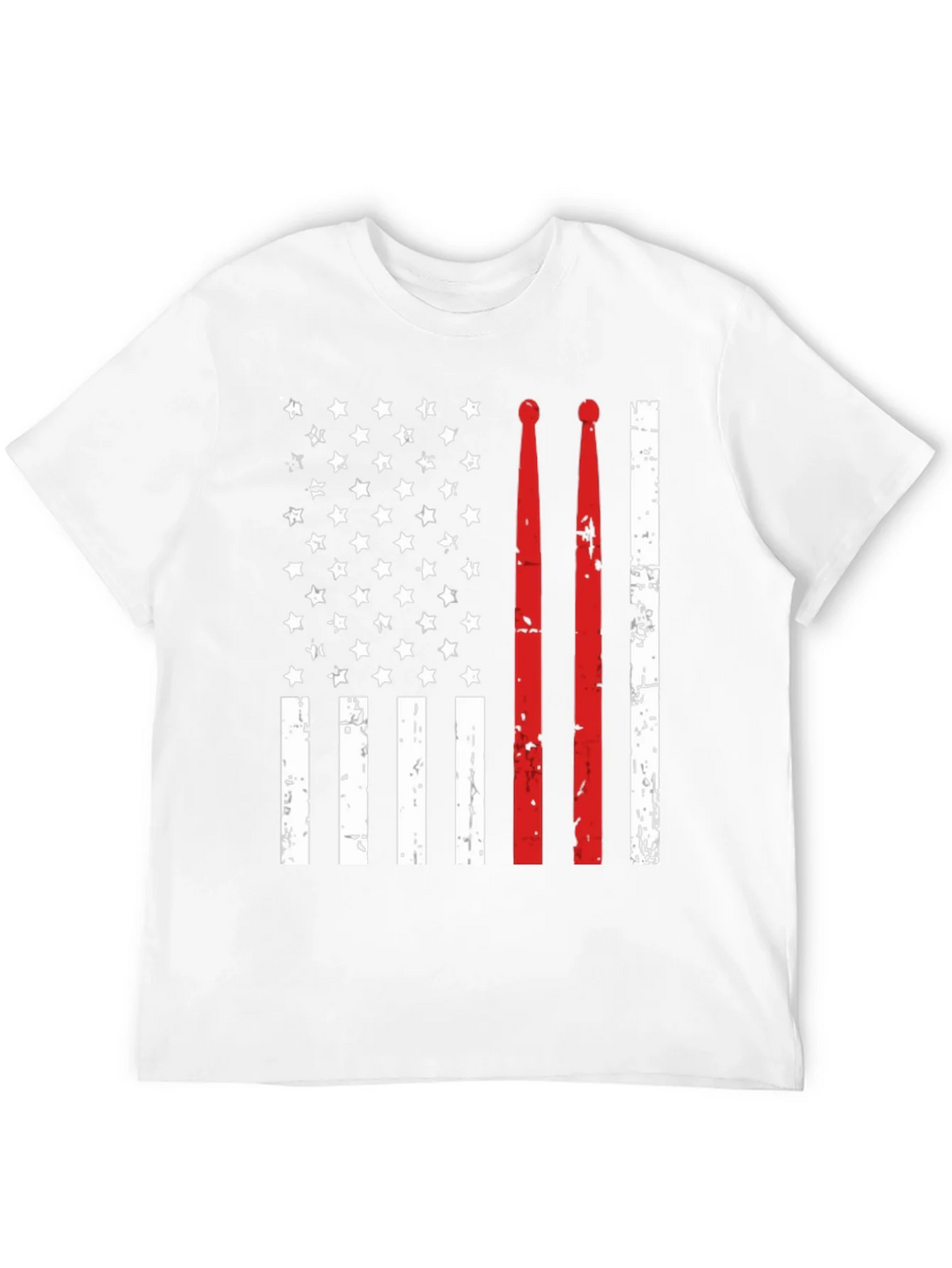 Drummer American Flag T-Shirt product image 11