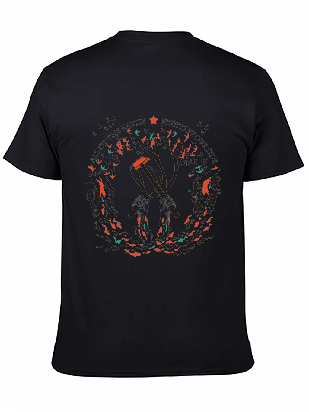 Political Graphic T-Shirt - Hammer & Sickle product image 3