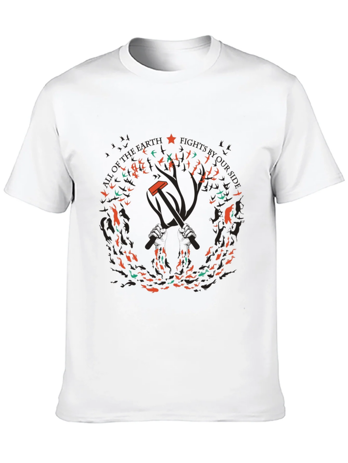 Political Graphic T-Shirt - Hammer & Sickle product image 7