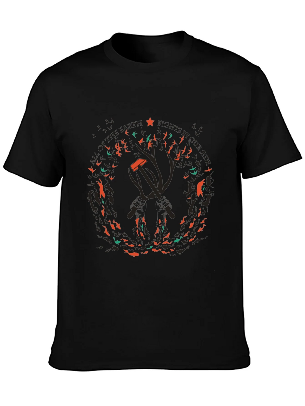 Political Graphic T-Shirt - Hammer & Sickle product image 2