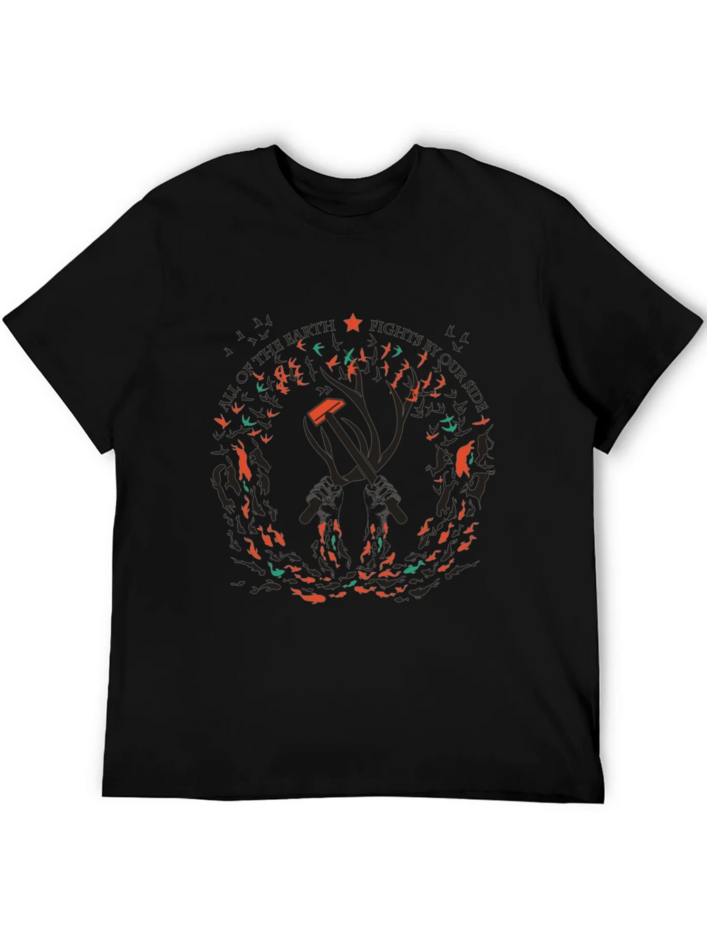 Political Graphic T-Shirt - Hammer & Sickle product image 4