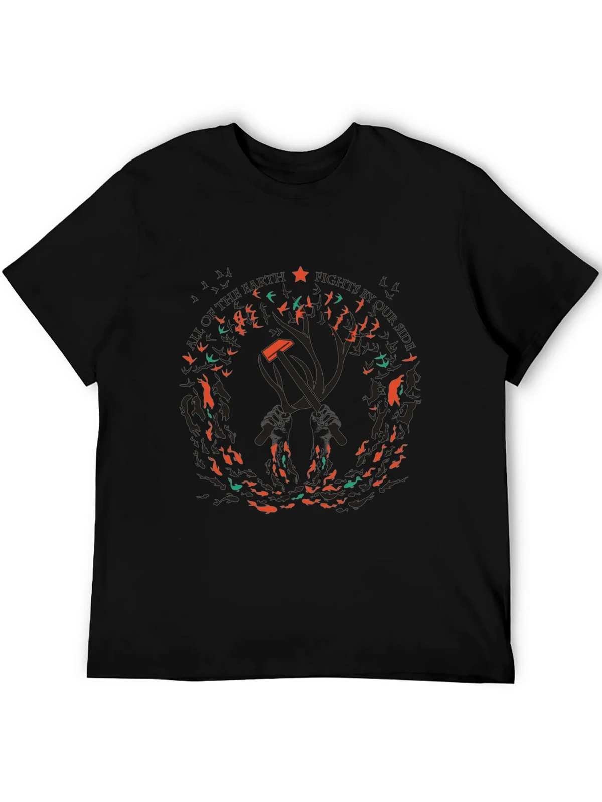 Political Graphic T-Shirt - Hammer & Sickle product image 4