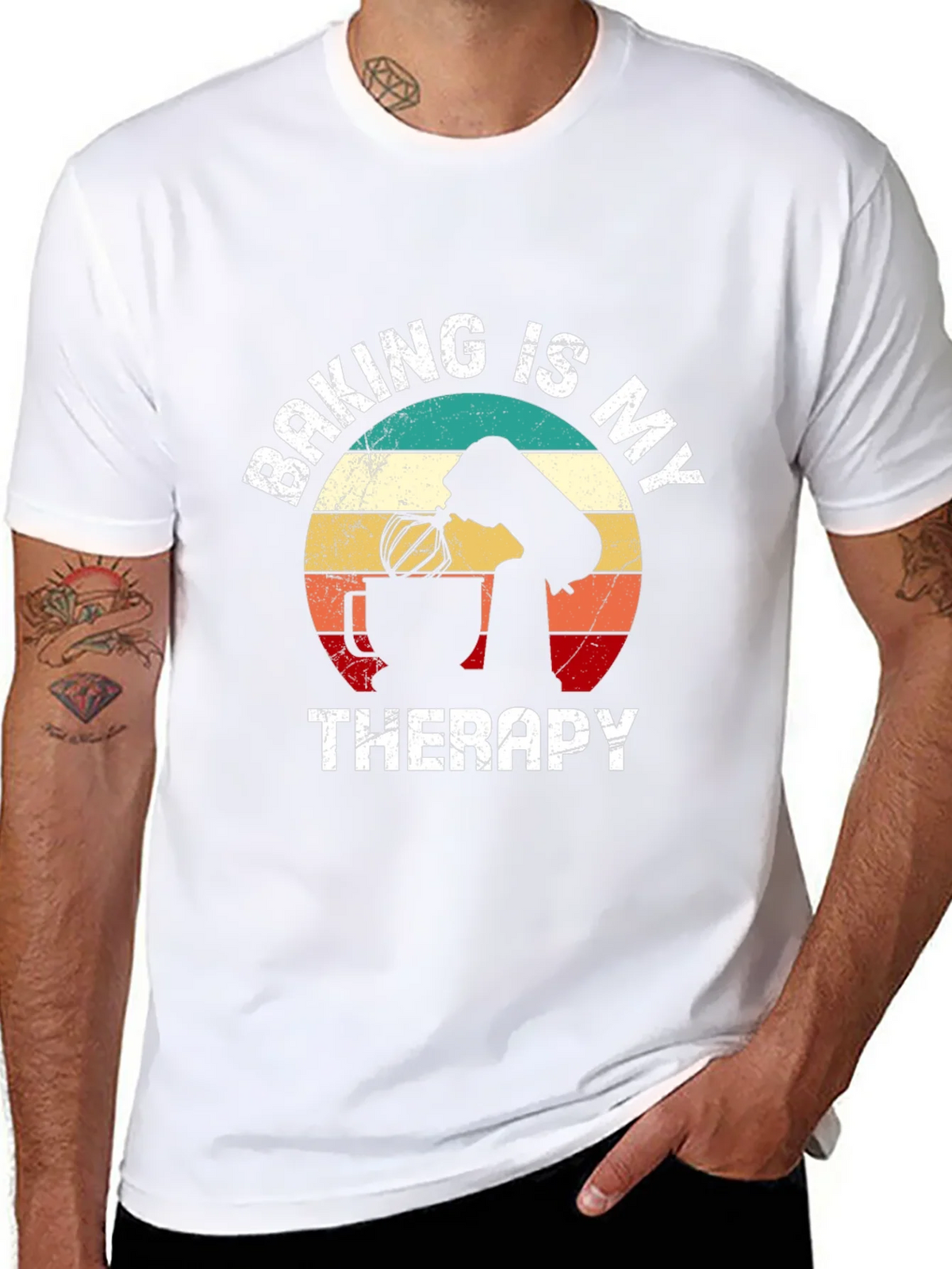 Baking is My Therapy T-Shirt product image 7