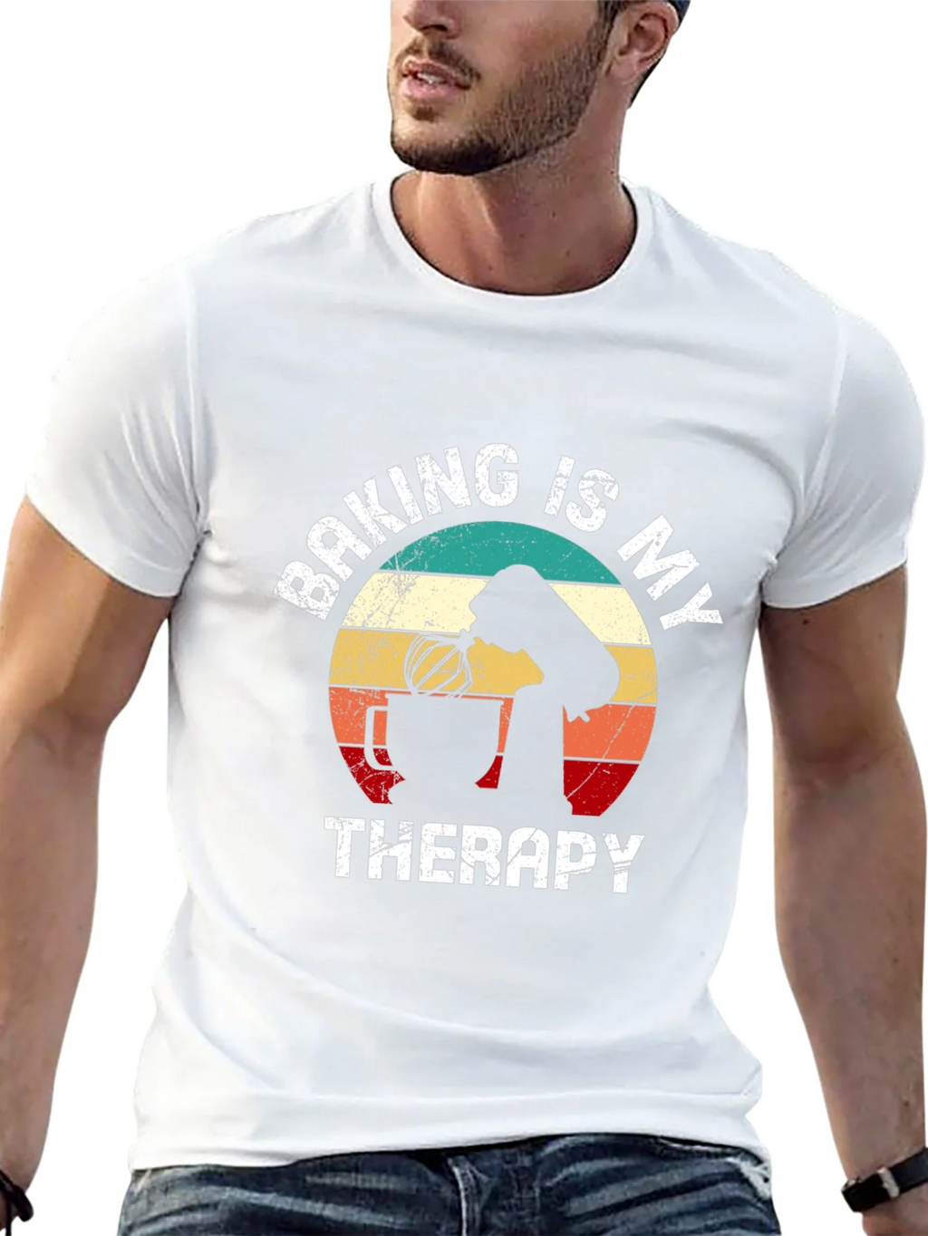 Baking is My Therapy T-Shirt product image 12