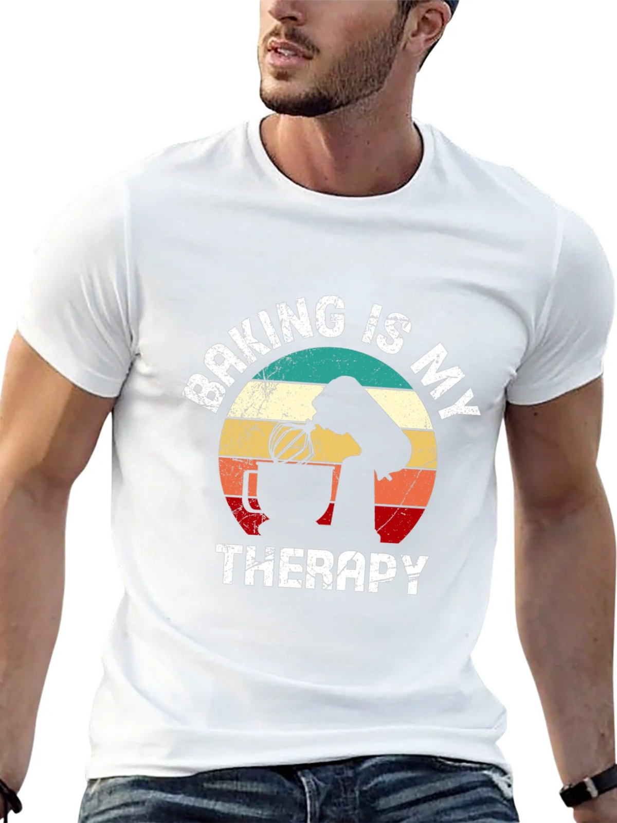 Baking is My Therapy T-Shirt product image 12