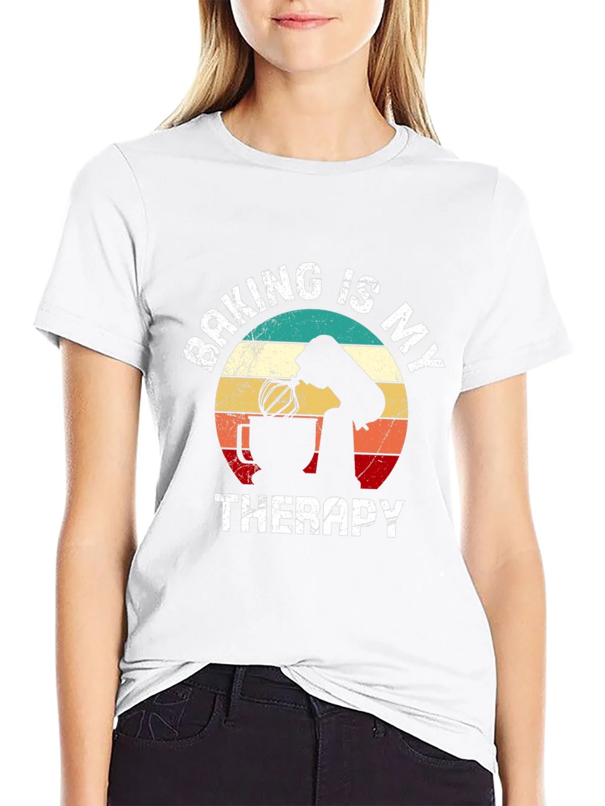 Baking is My Therapy T-Shirt product image 8