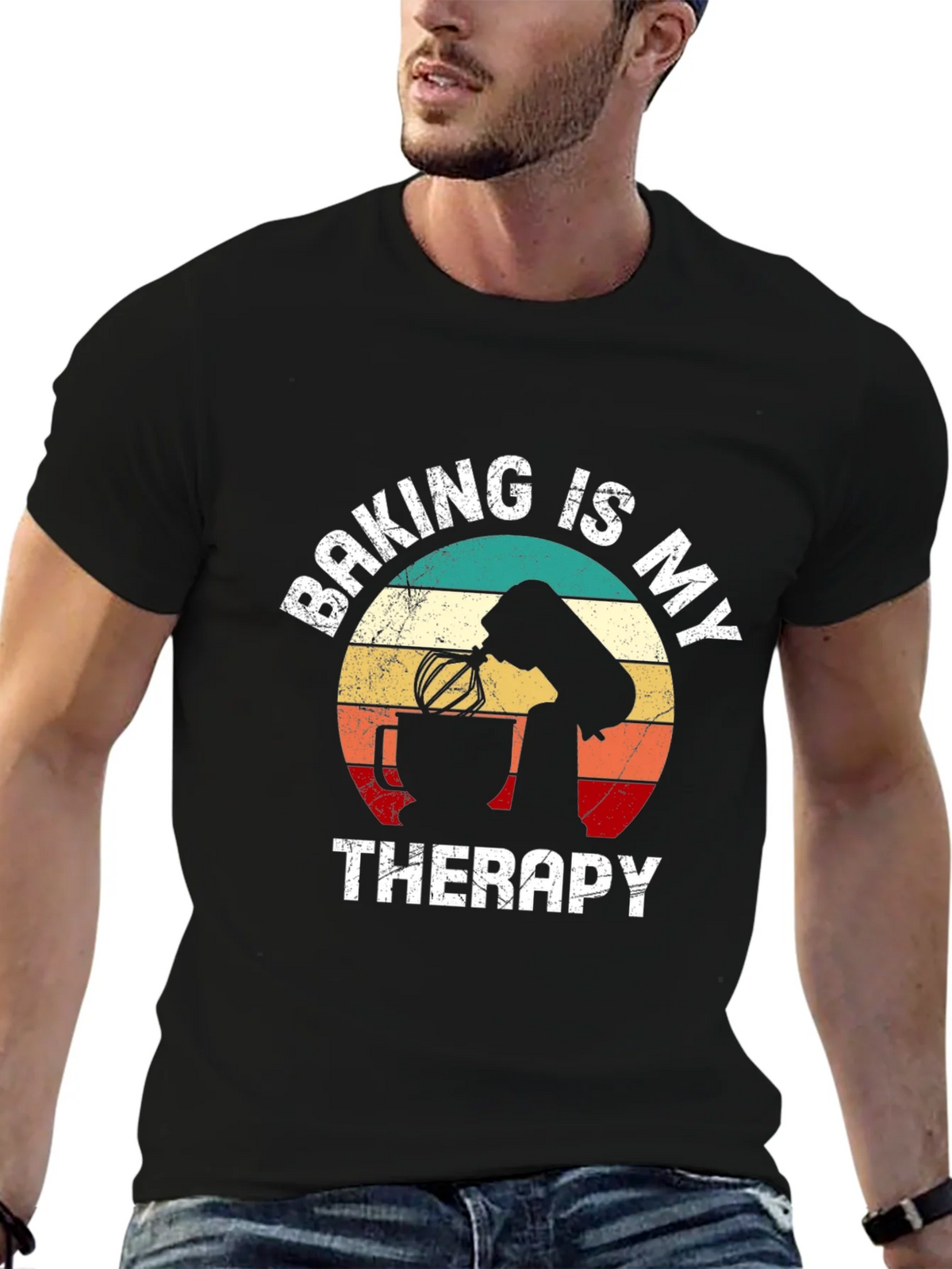 Baking is My Therapy T-Shirt product image 6