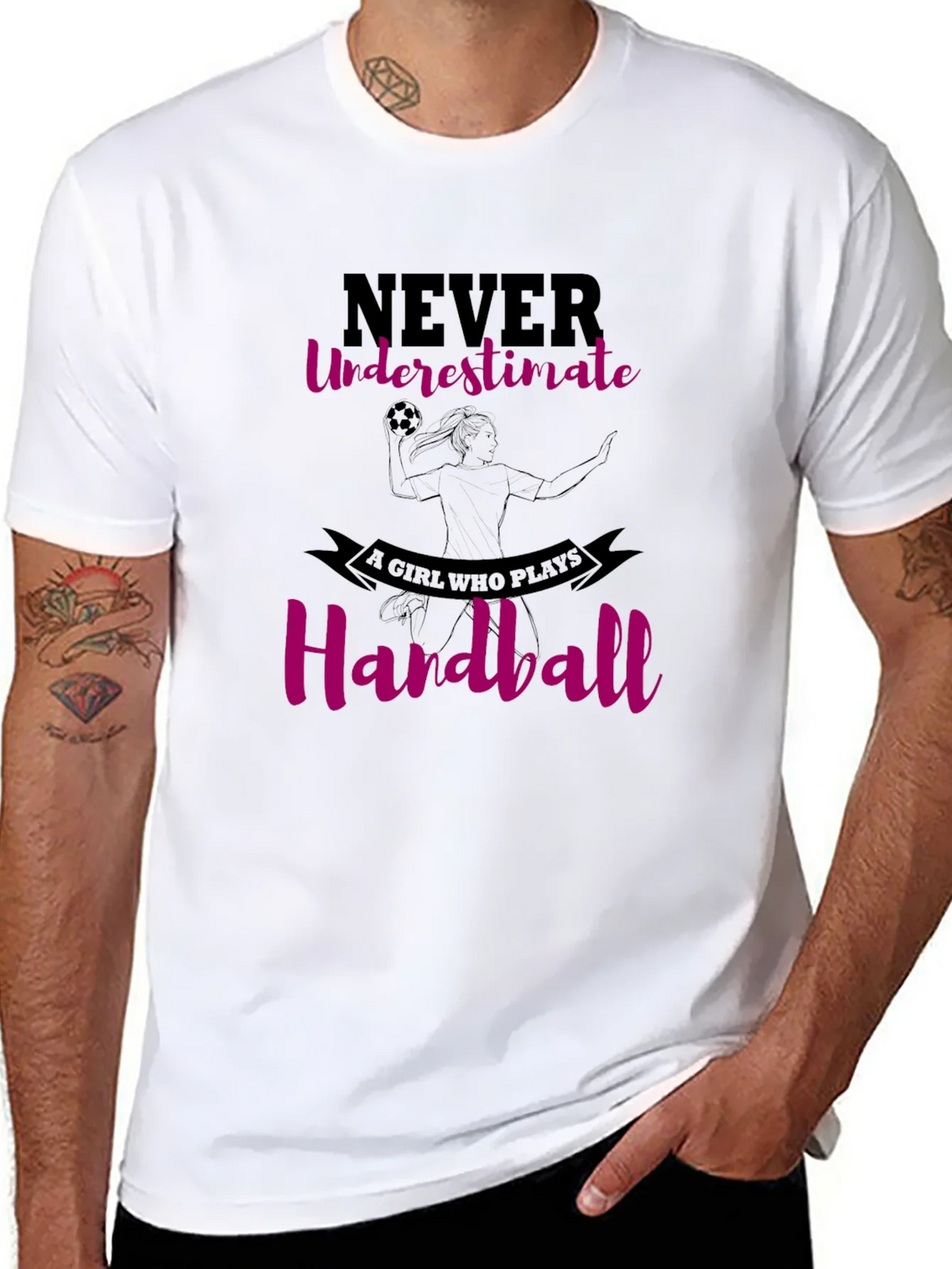 Handball Girls T-Shirt - Never Underestimate product image 7