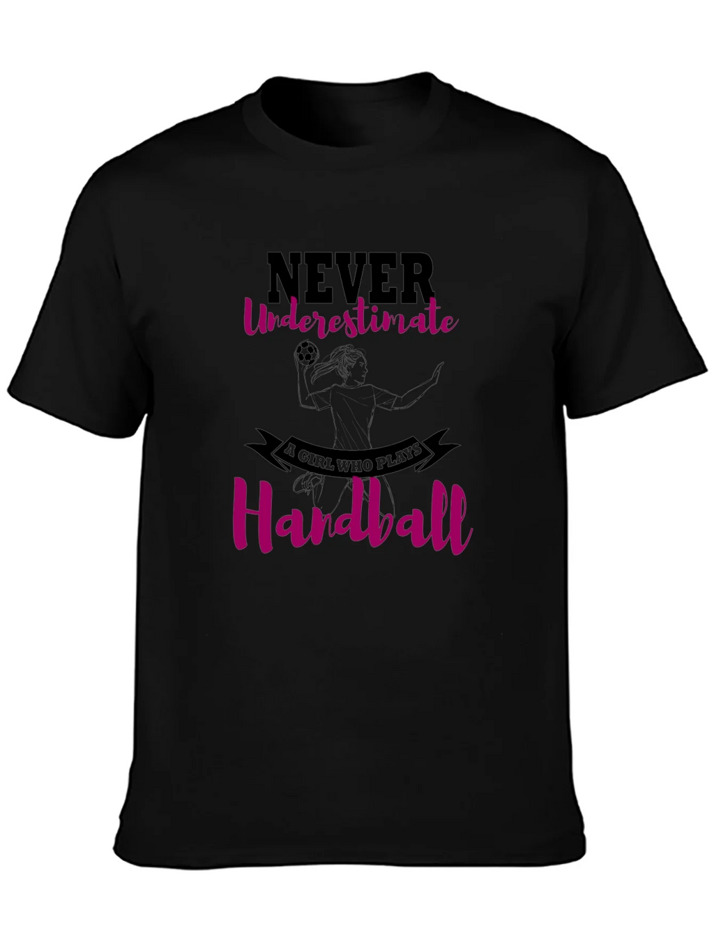 Handball Girls T-Shirt - Never Underestimate product image 3
