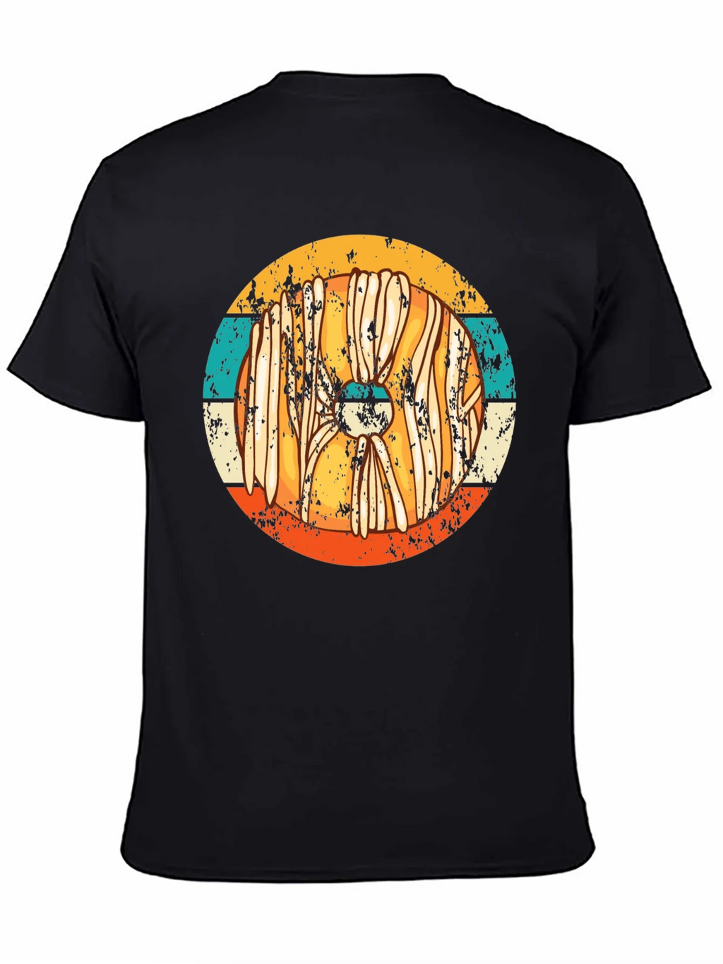 Retro Viking Shield T-Shirt - Distressed Style product image 4