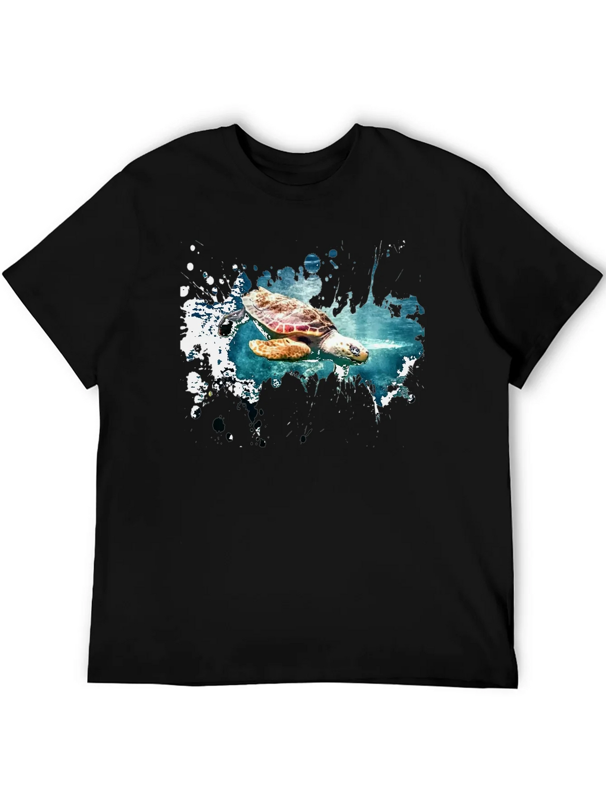 Turtle Splash Graphic Tee - Soft Cotton Comfort product image 5