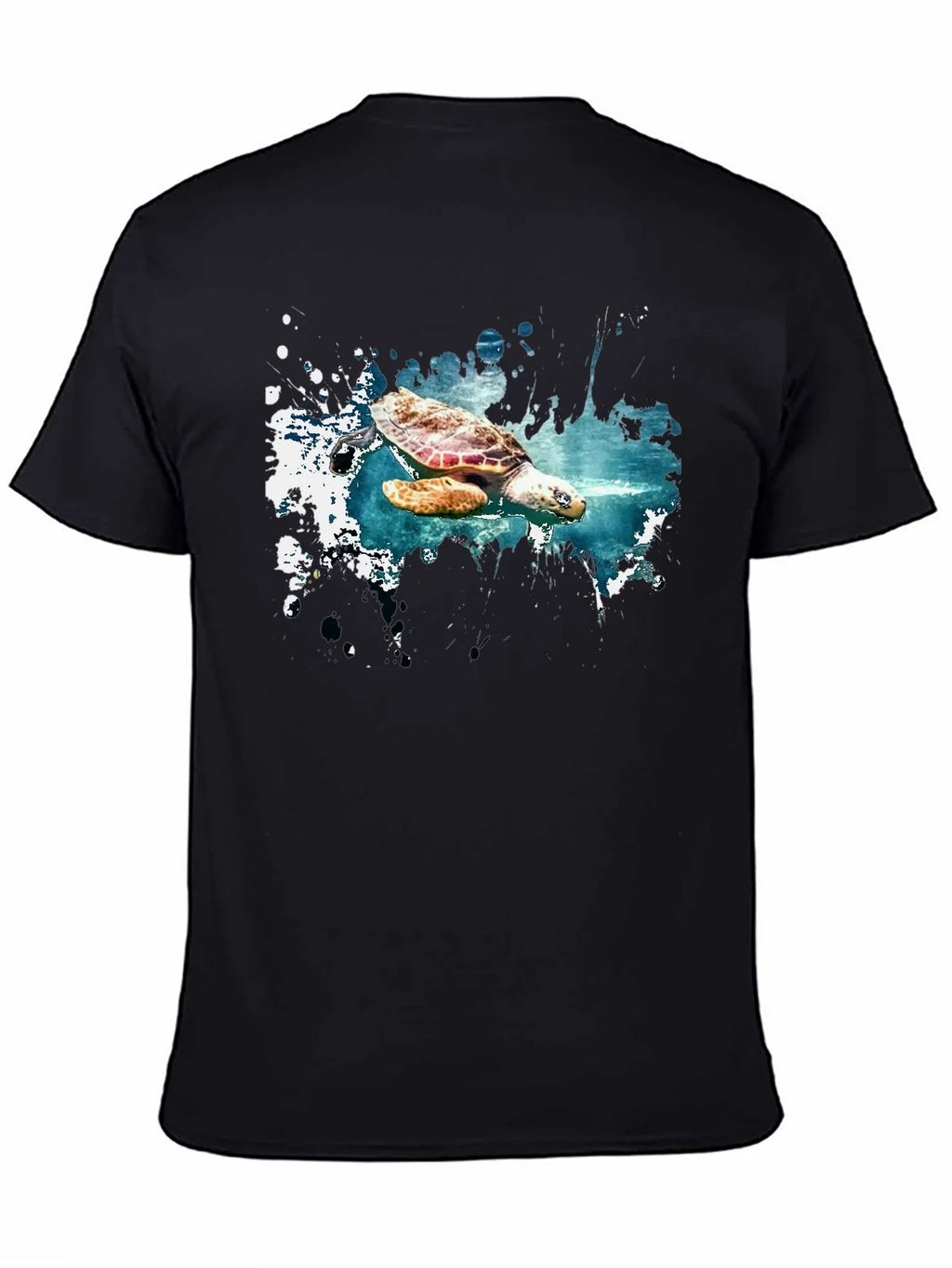 Turtle Splash Graphic Tee - Soft Cotton Comfort product image 4