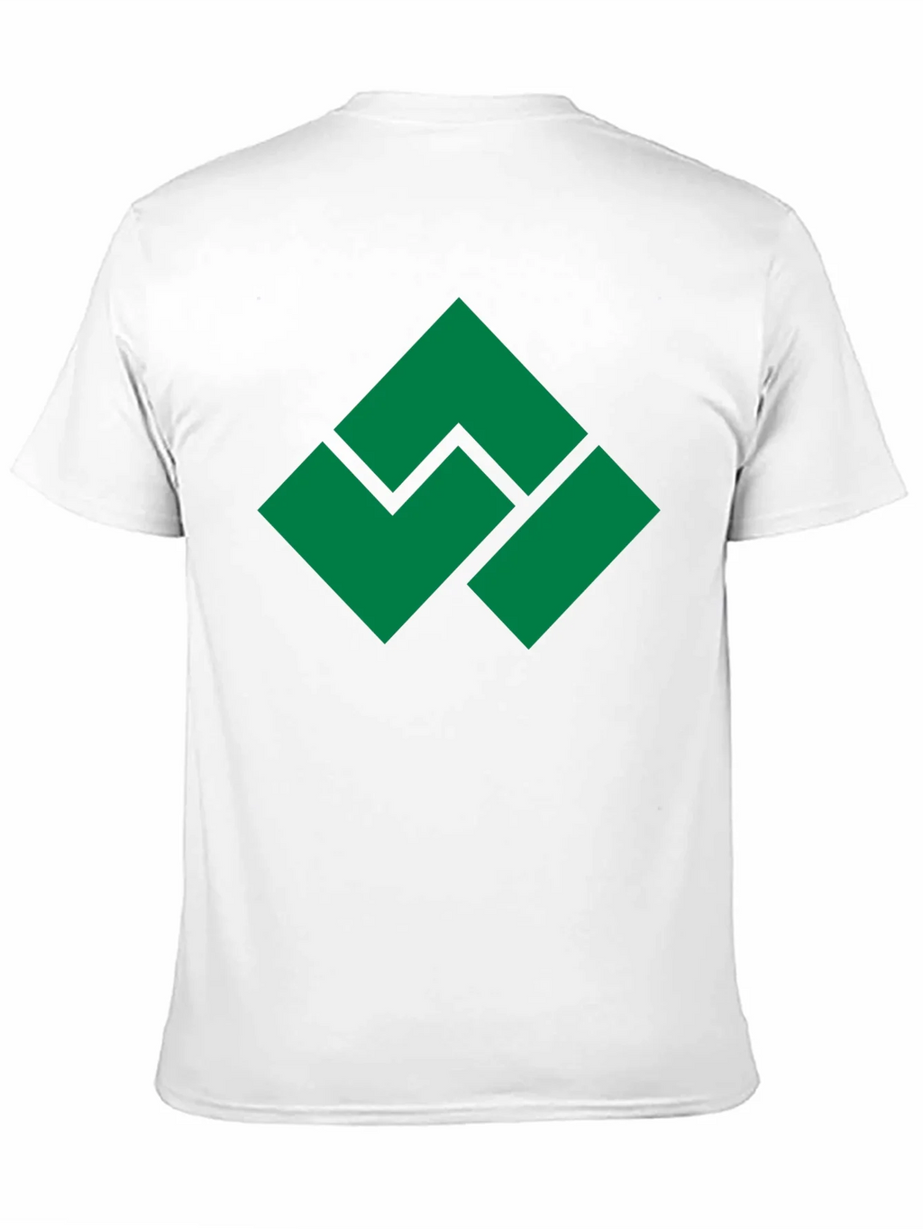 Geometric Green Logo Black T-Shirt product image 10