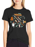 Fishing Enthusiast Black T-Shirt product image 1