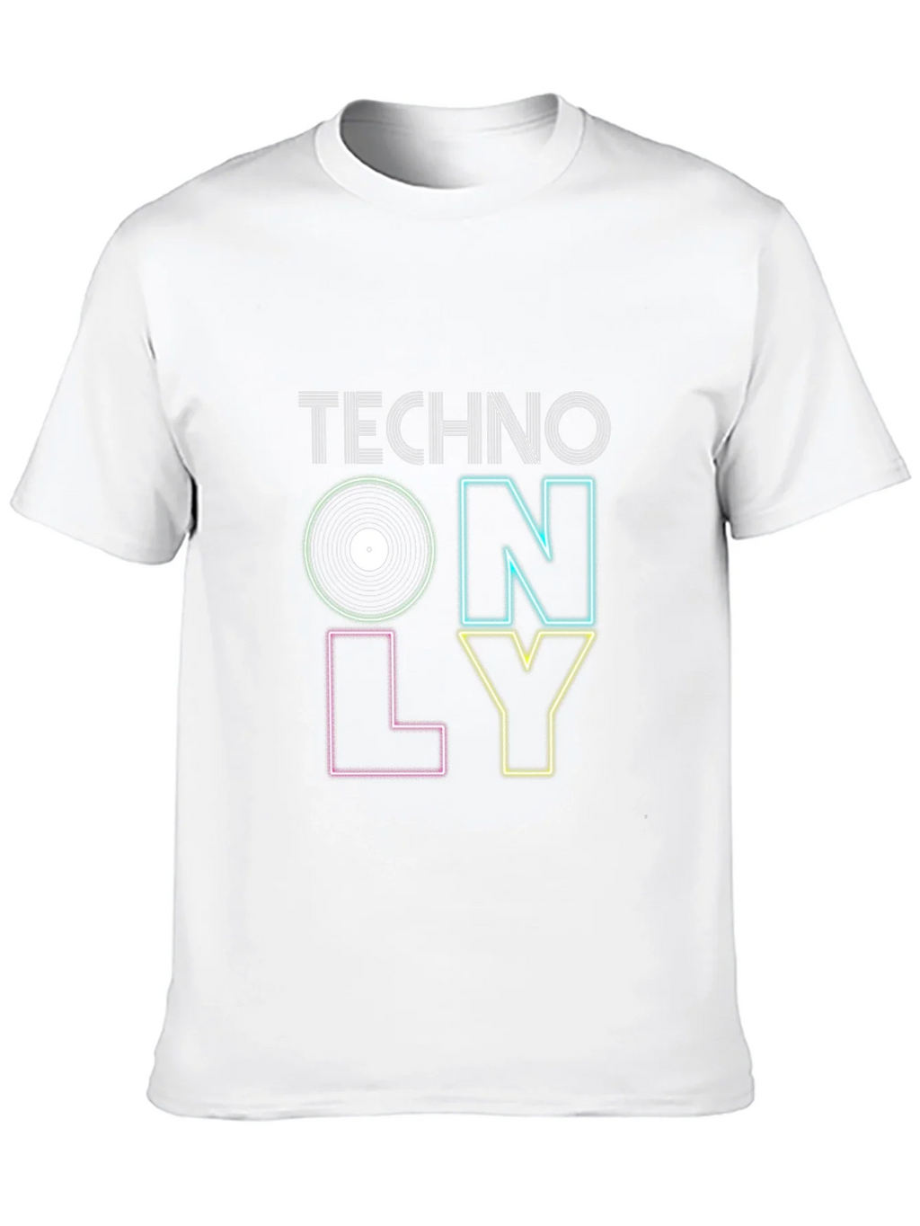 Techno Only Graphic Print Black T-Shirt product image 8