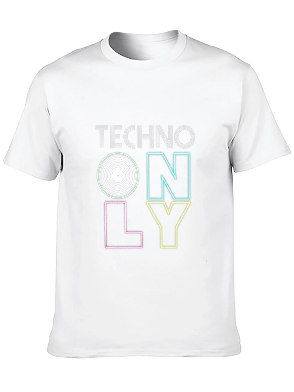Techno Only Graphic Print Black T-Shirt product image 8