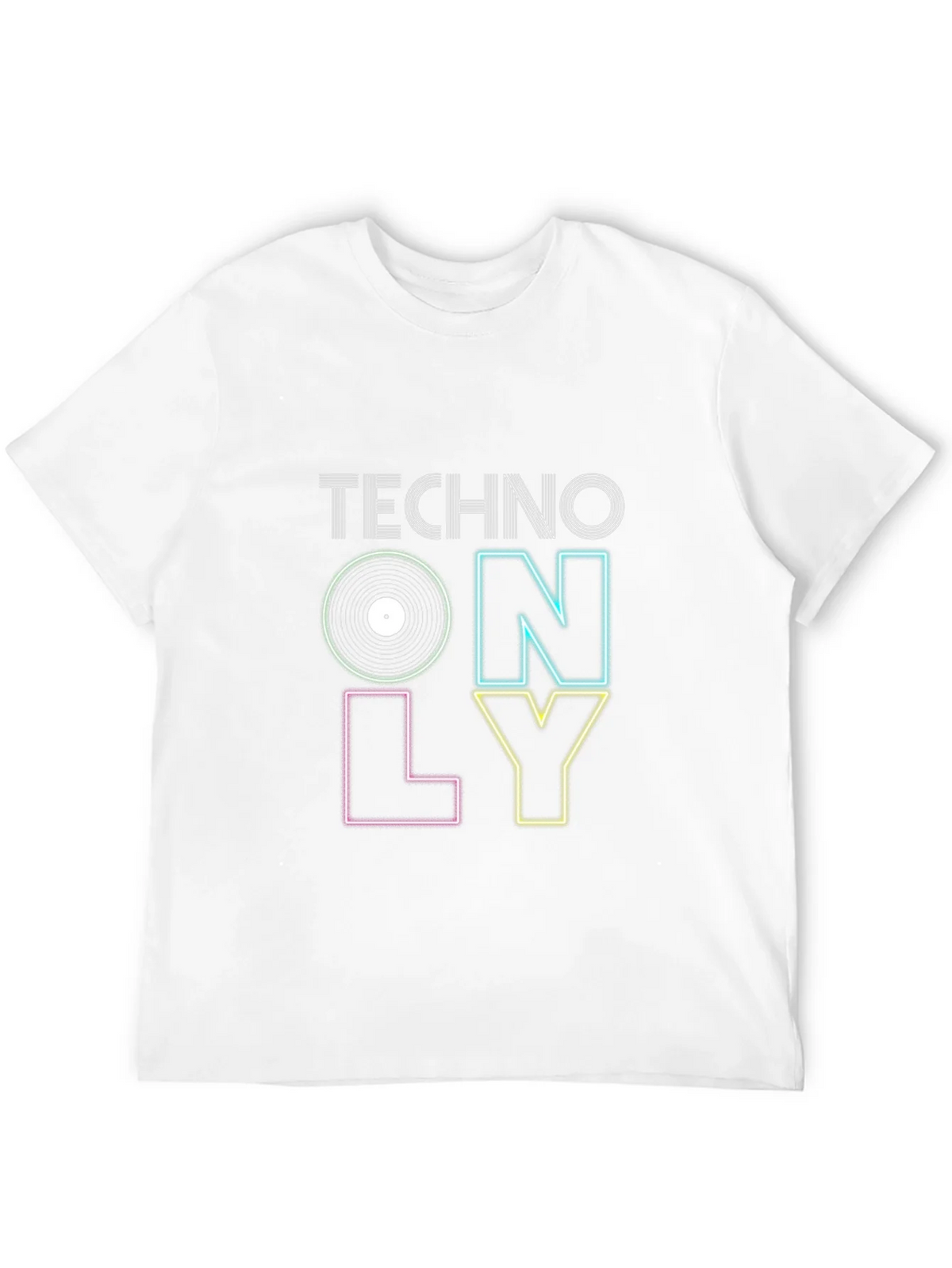 Techno Only Graphic Print Black T-Shirt product image 9