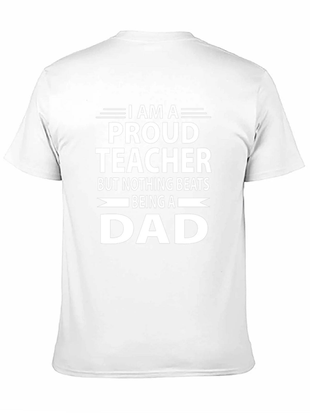 Proud Teacher Dad Graphic Tee - Black product image 10