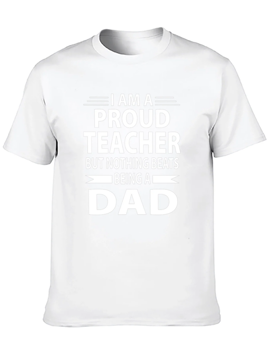 Proud Teacher Dad Graphic Tee - Black product image 9