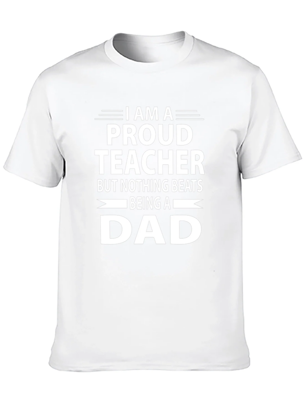 Proud Teacher Dad Graphic Tee - Black product image 9
