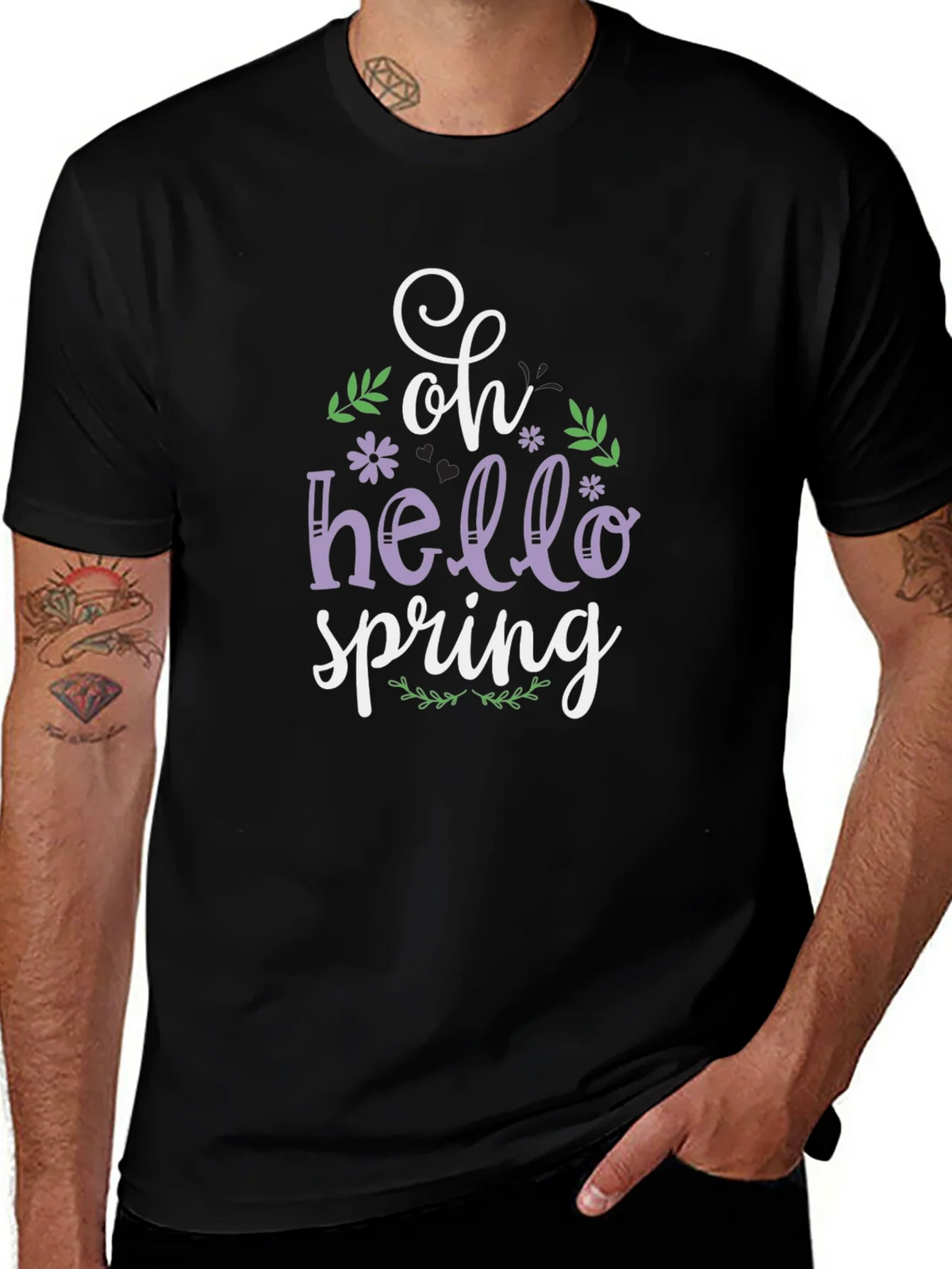 Oh Hello Spring Graphic T-Shirt product image 1