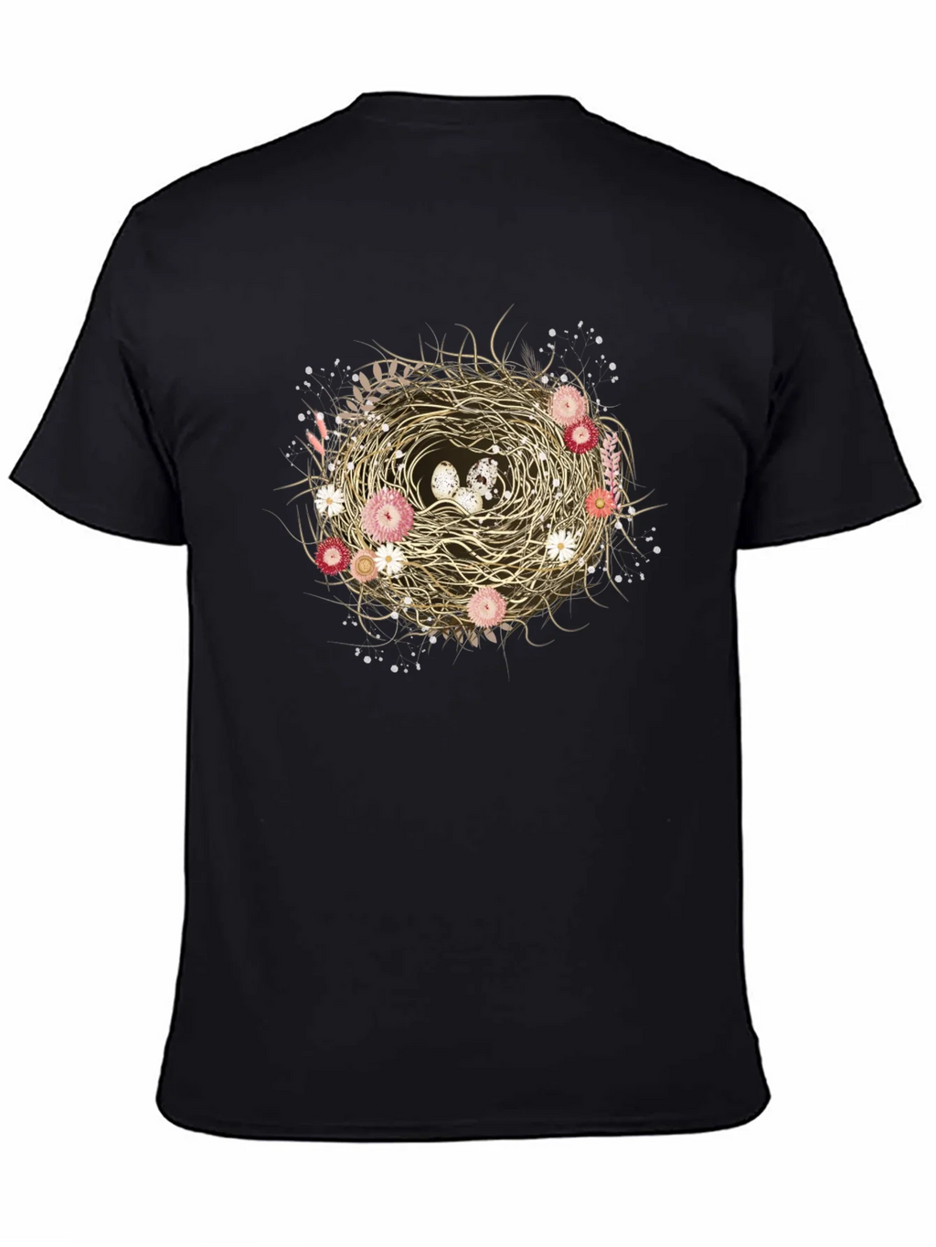 Floral Nest Graphic Tee - Unique Nature Design product image 4
