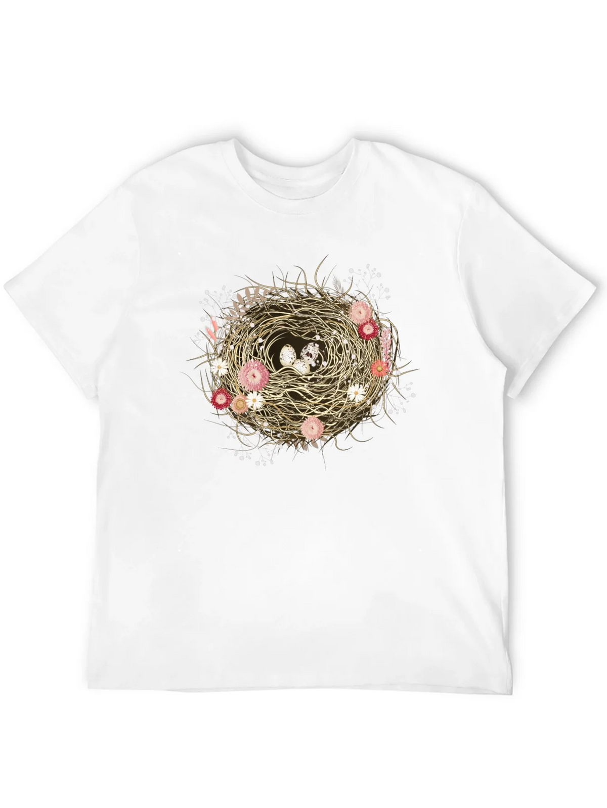 Floral Nest Graphic Tee - Unique Nature Design product image 11
