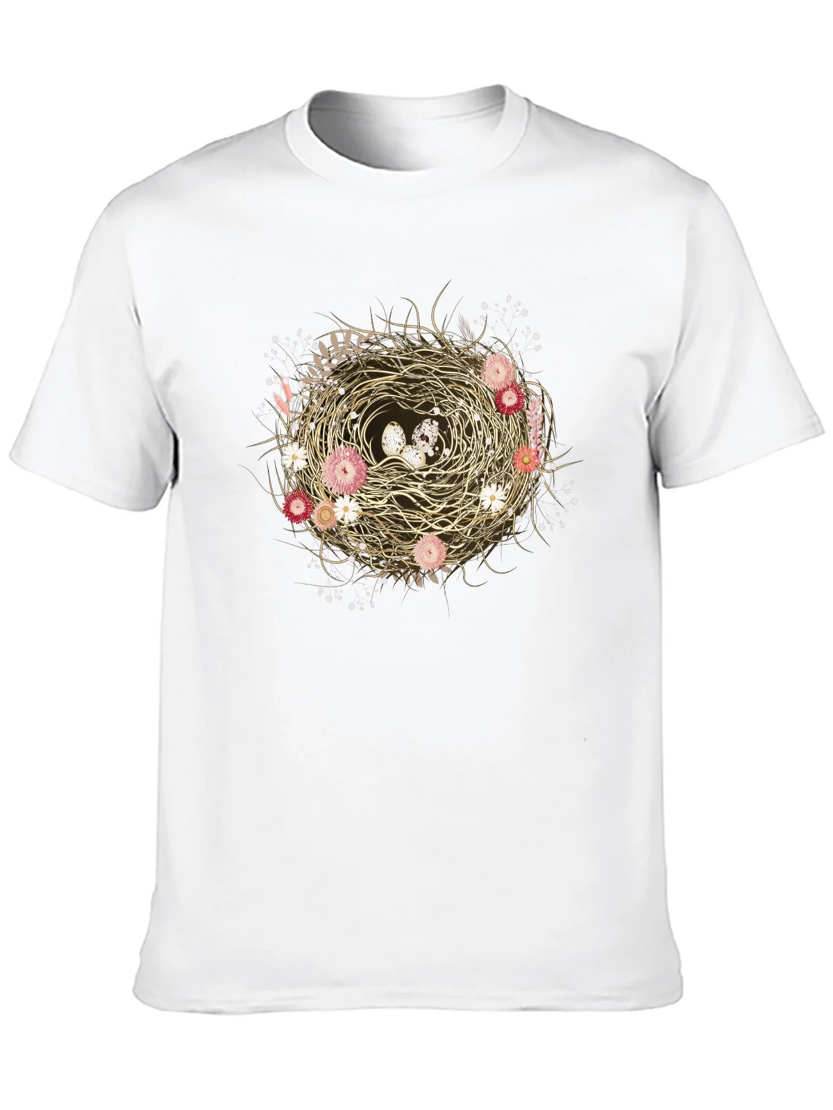 Floral Nest Graphic Tee - Unique Nature Design product image 9