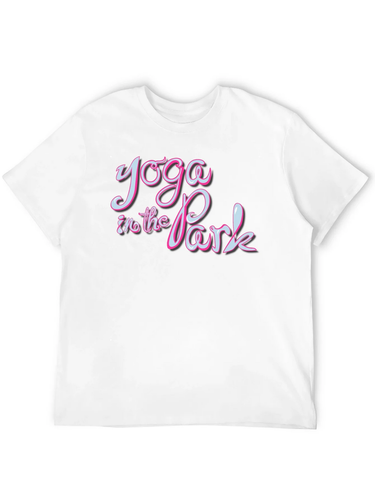 Yoga in the Park Black Graphic T-Shirt product image 11