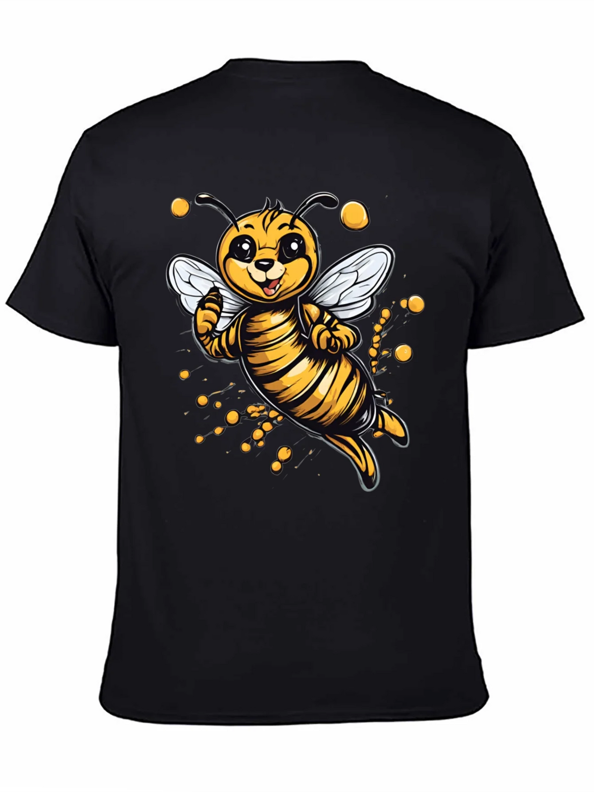 Cute Cartoon Bee Graphic T-Shirt product image 4