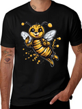 Cute Cartoon Bee Graphic T-Shirt product image 1