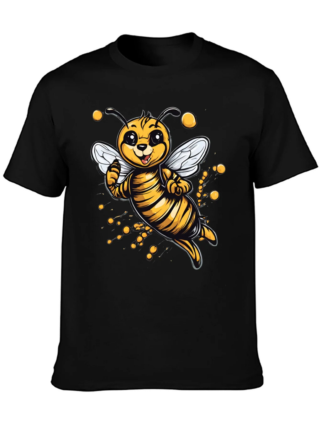 Cute Cartoon Bee Graphic T-Shirt product image 3