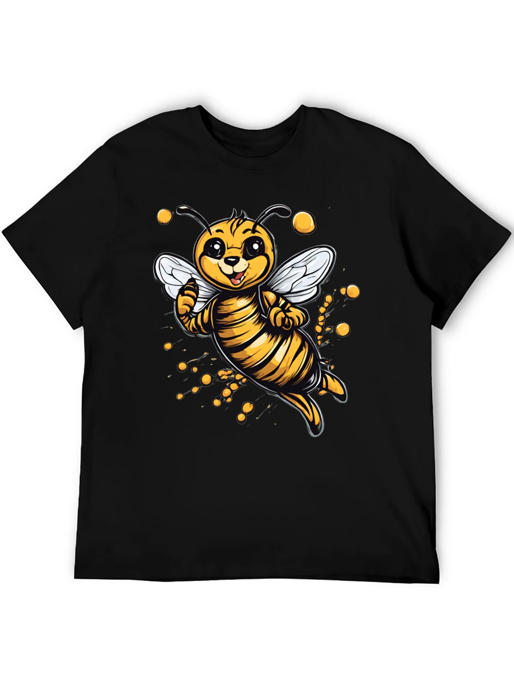 Cute Cartoon Bee Graphic T-Shirt product image 5