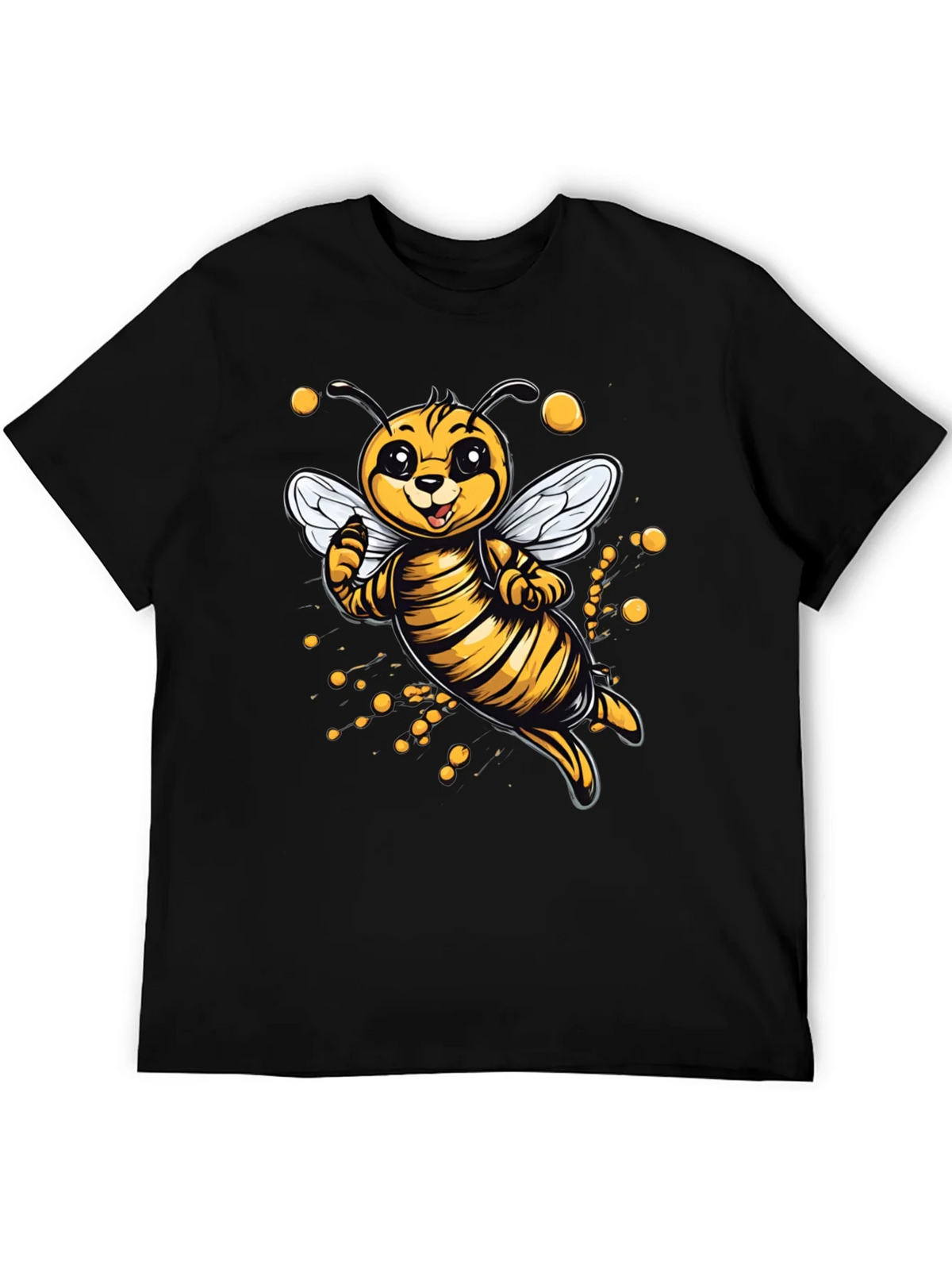 Cute Cartoon Bee Graphic T-Shirt product image 5