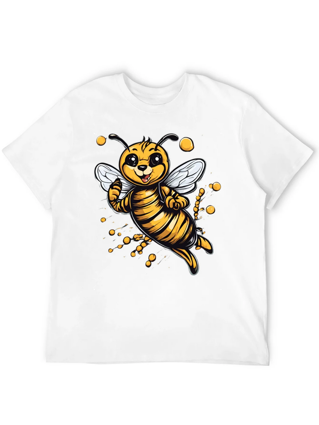 Cute Cartoon Bee Graphic T-Shirt product image 11