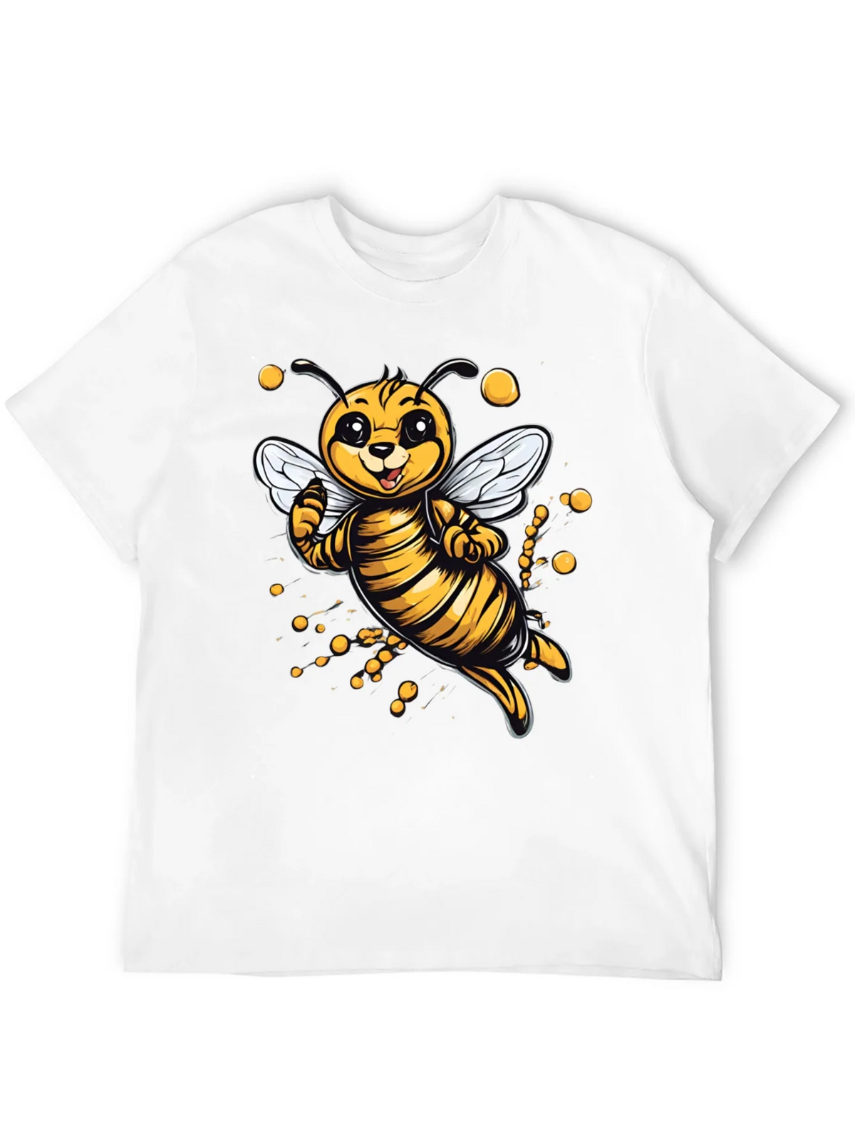 Cute Cartoon Bee Graphic T-Shirt product image 11