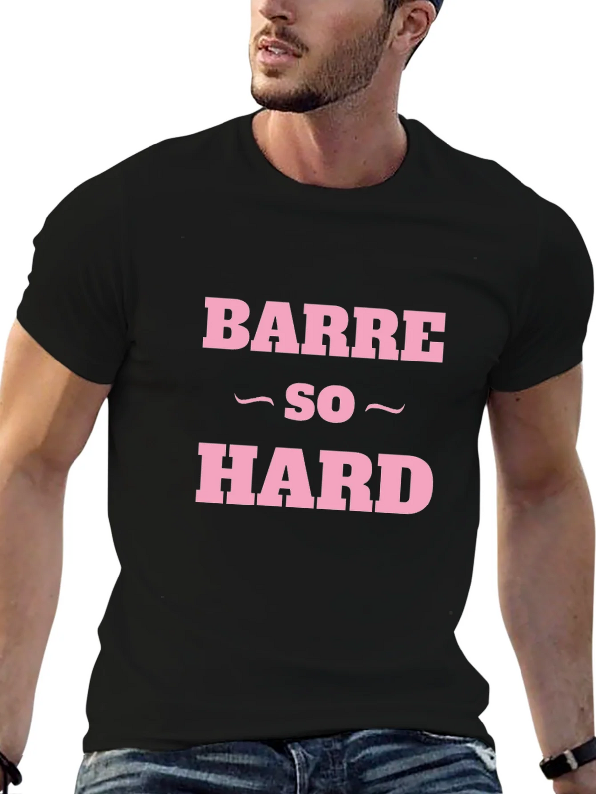 Barre So Hard Funny Workout T-Shirt product image 6