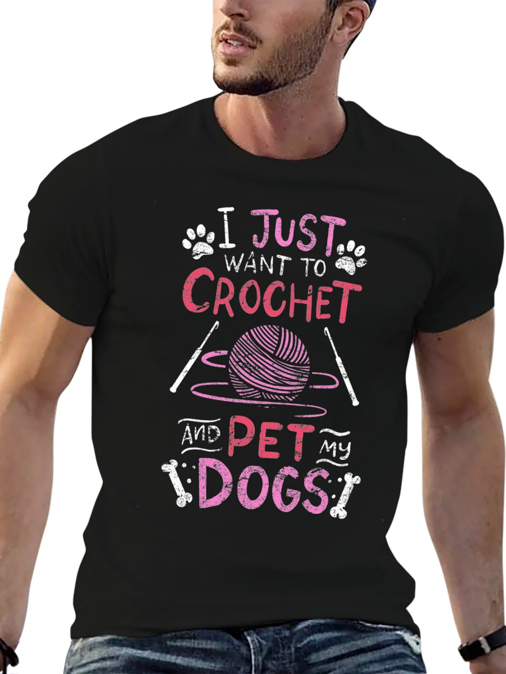 Crochet and Dogs T-Shirt product image 6