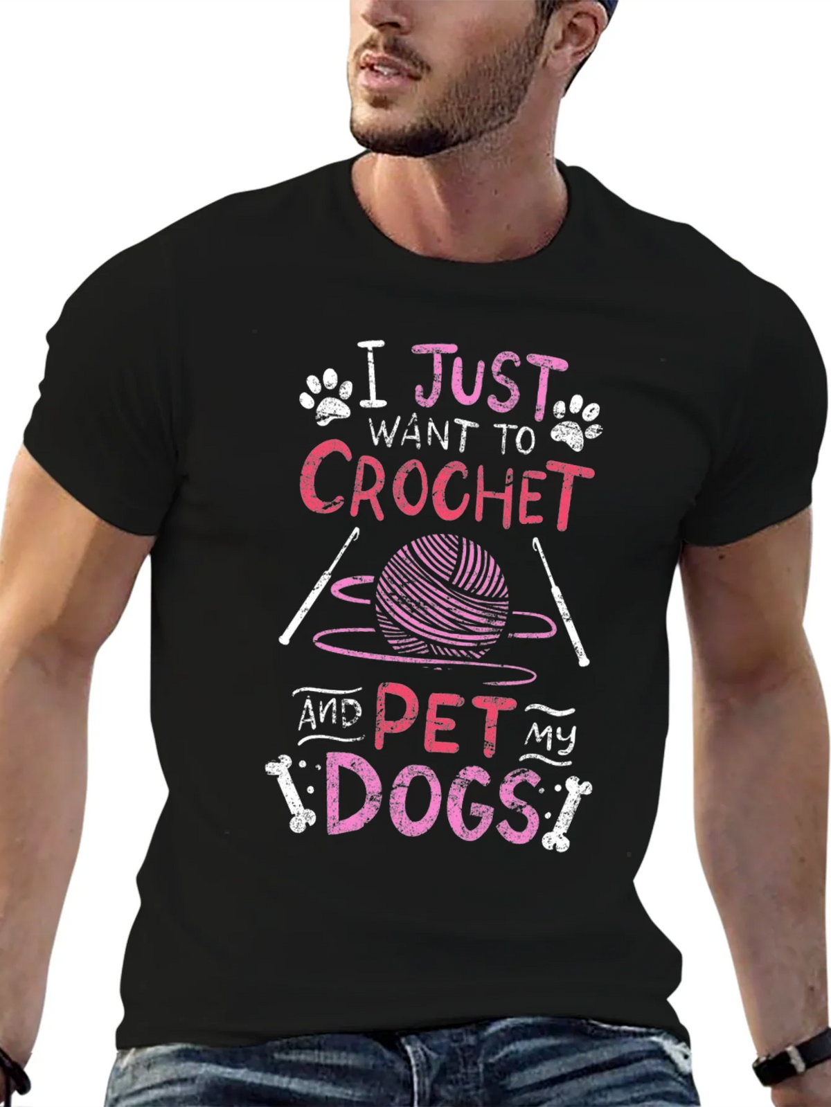 Crochet and Dogs T-Shirt product image 6