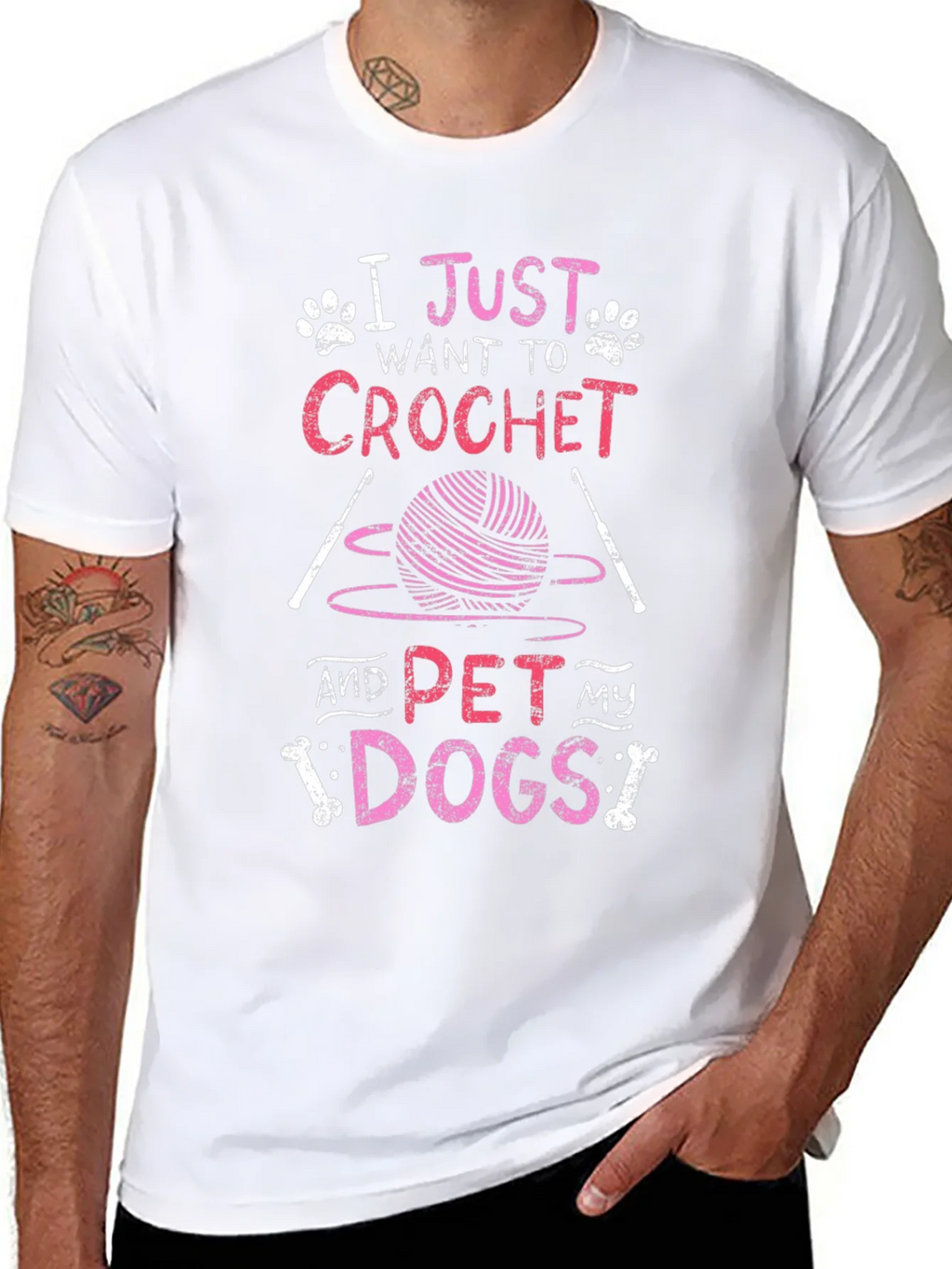 Crochet and Dogs T-Shirt product image 7