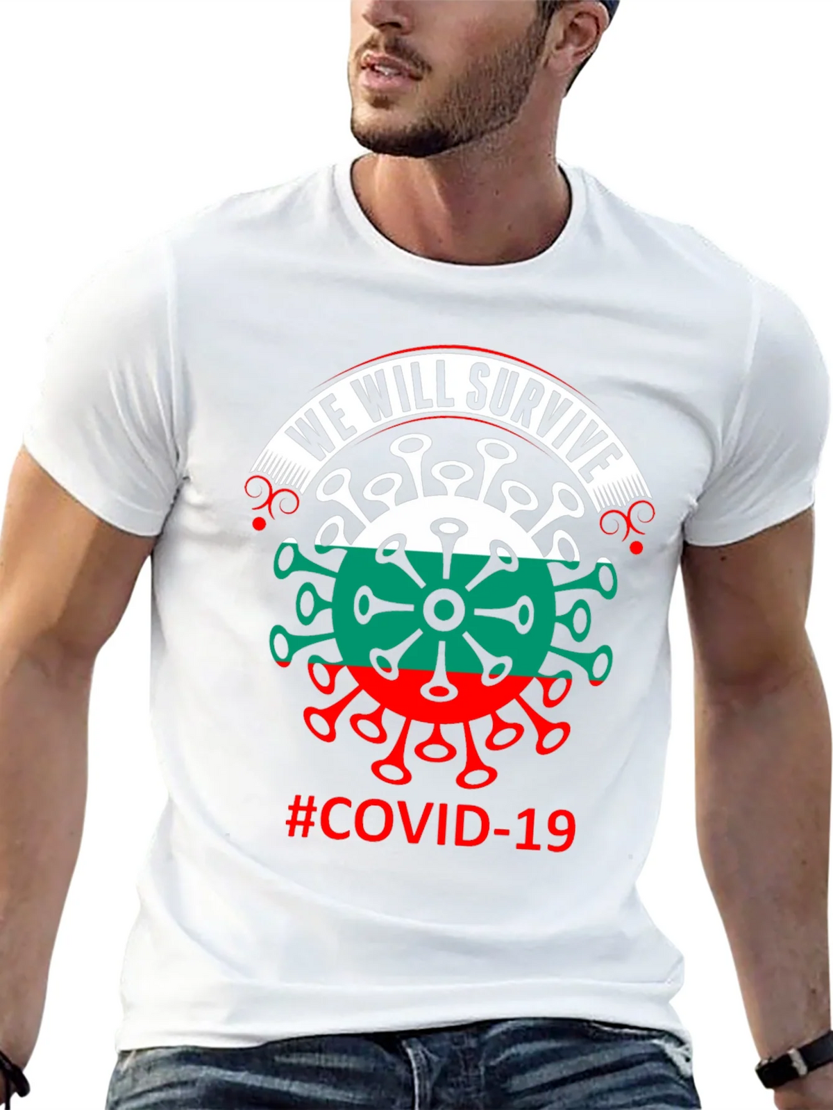 We Will Survive Bulgaria COVID-19 T-Shirt product image 12