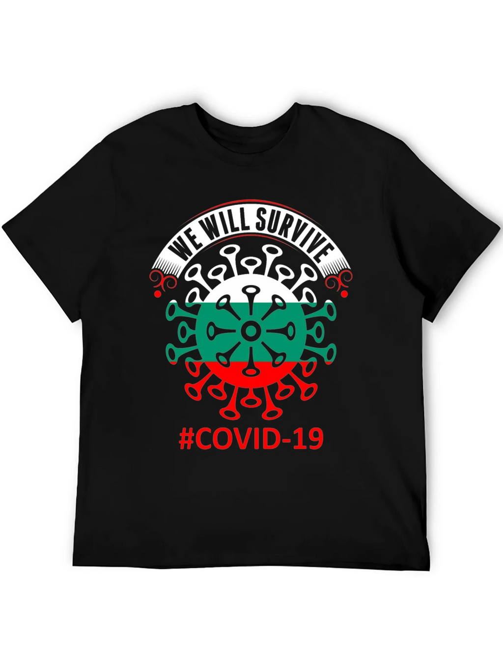 We Will Survive Bulgaria COVID-19 T-Shirt product image 5