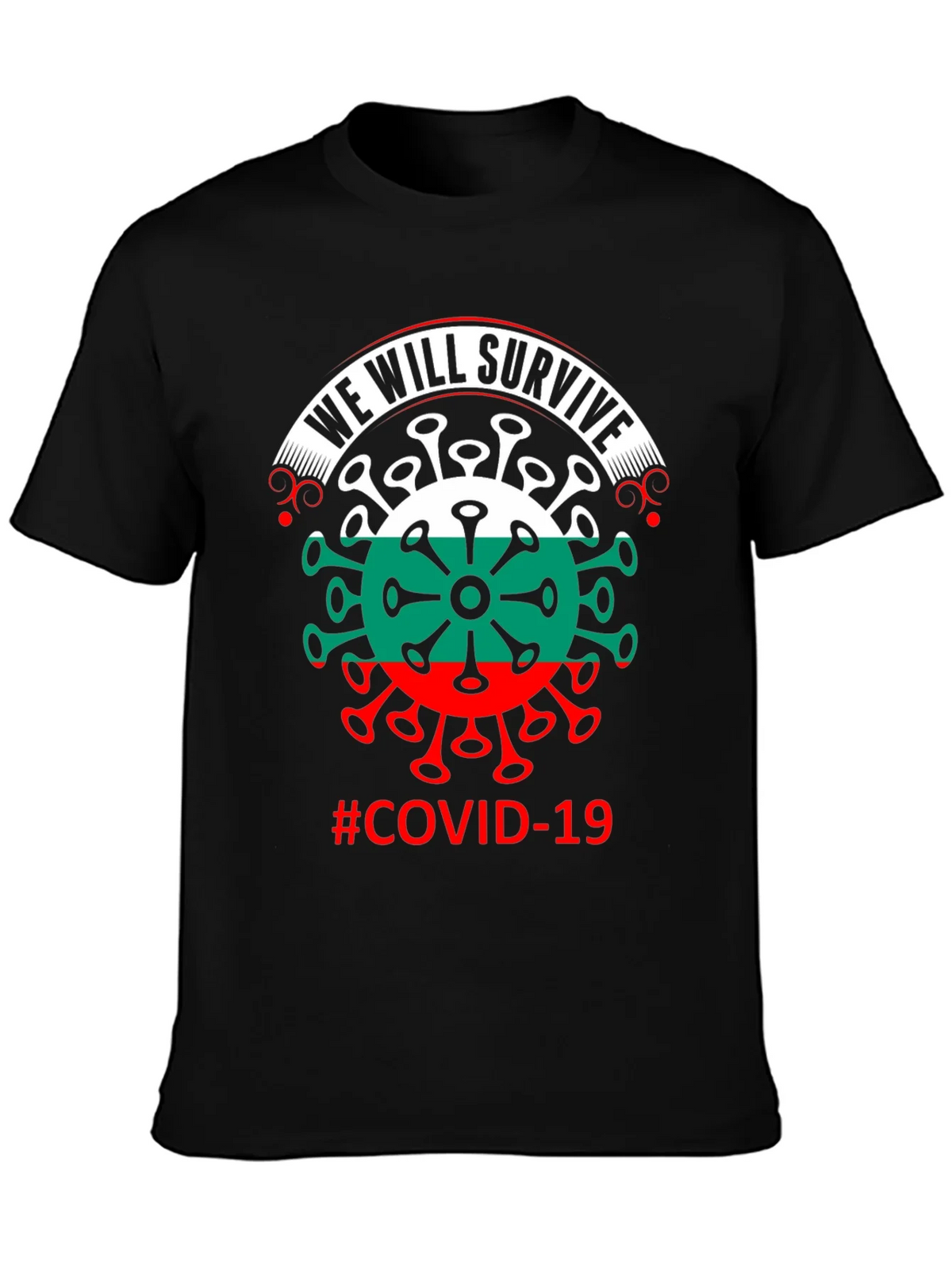 We Will Survive Bulgaria COVID-19 T-Shirt product image 3