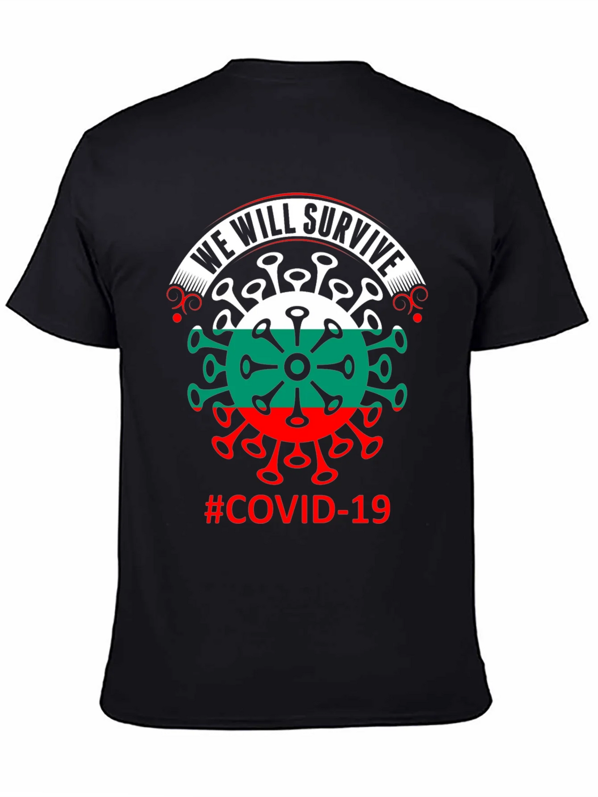 We Will Survive Bulgaria COVID-19 T-Shirt product image 4