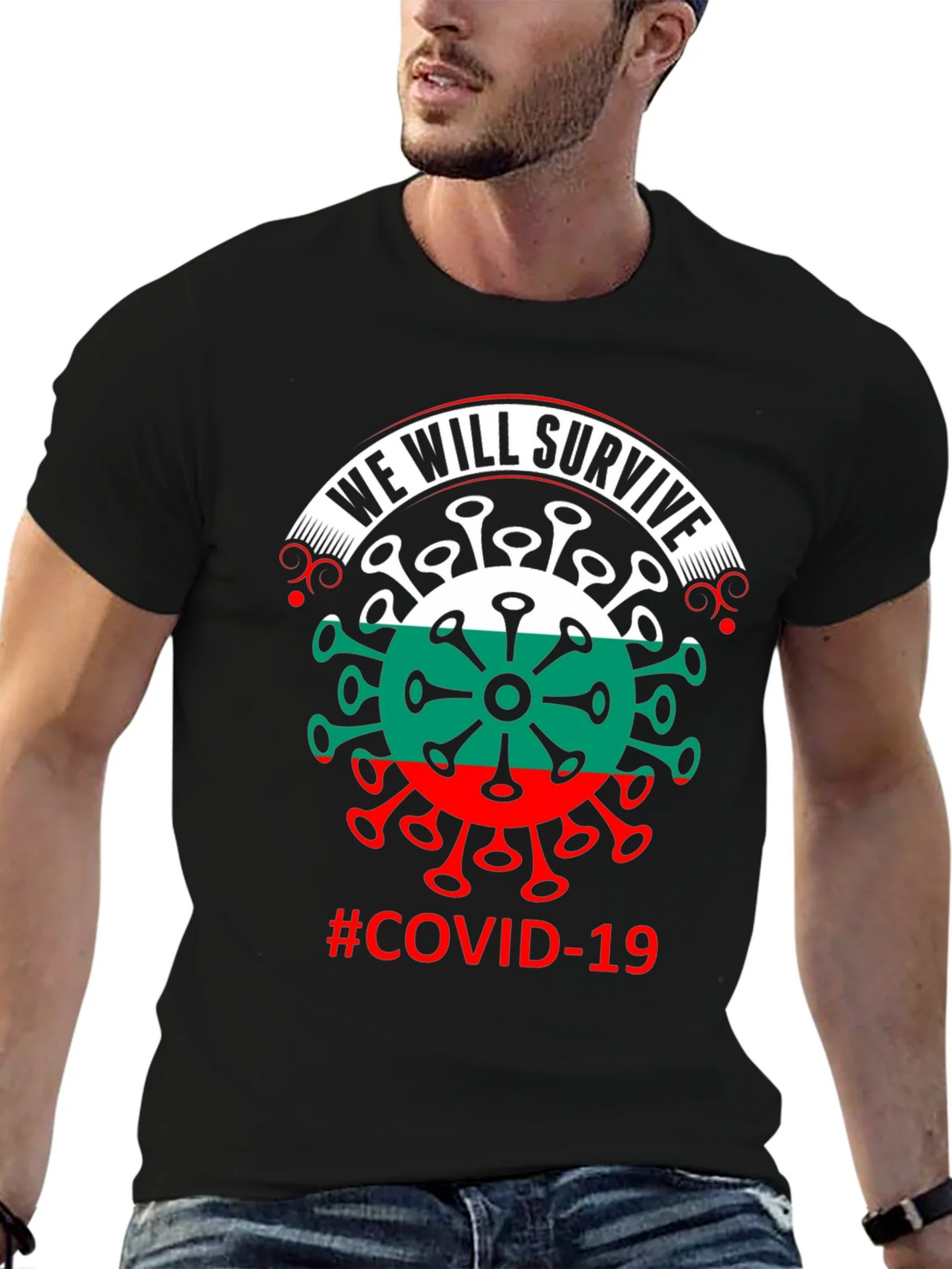 We Will Survive Bulgaria COVID-19 T-Shirt product image 6