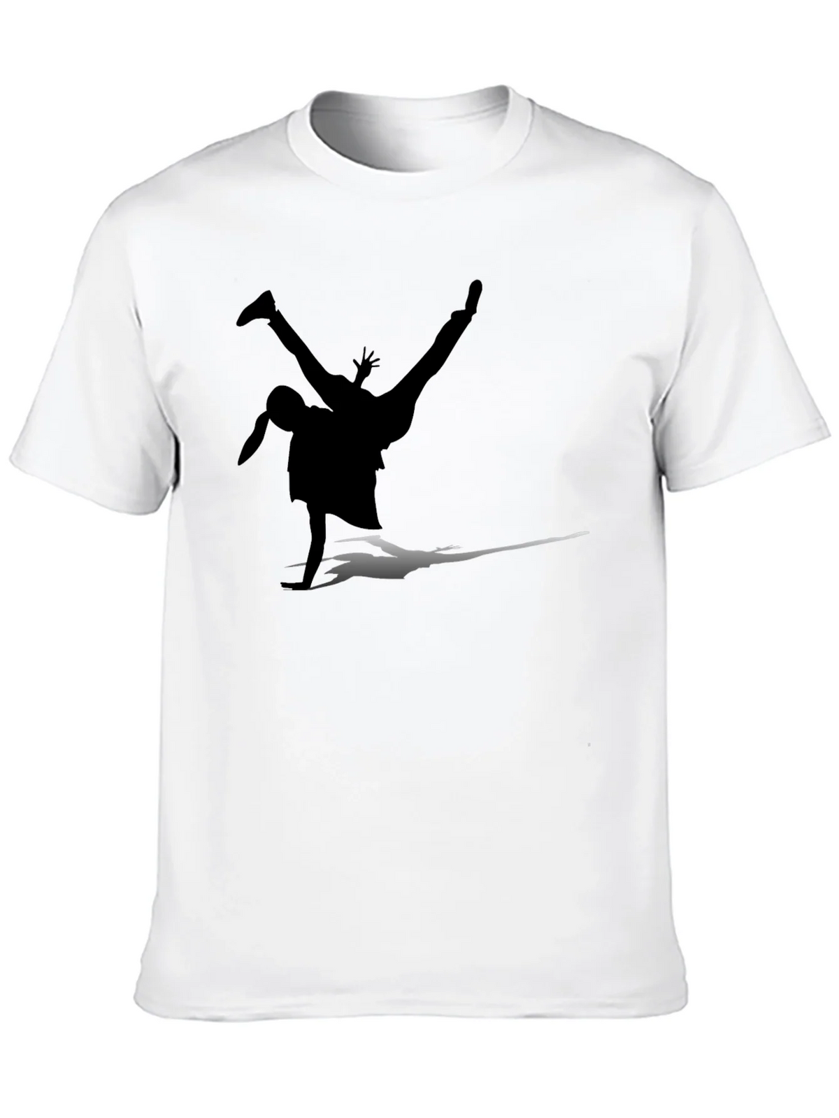Breakdance Silhouette Black T-Shirt product image 9
