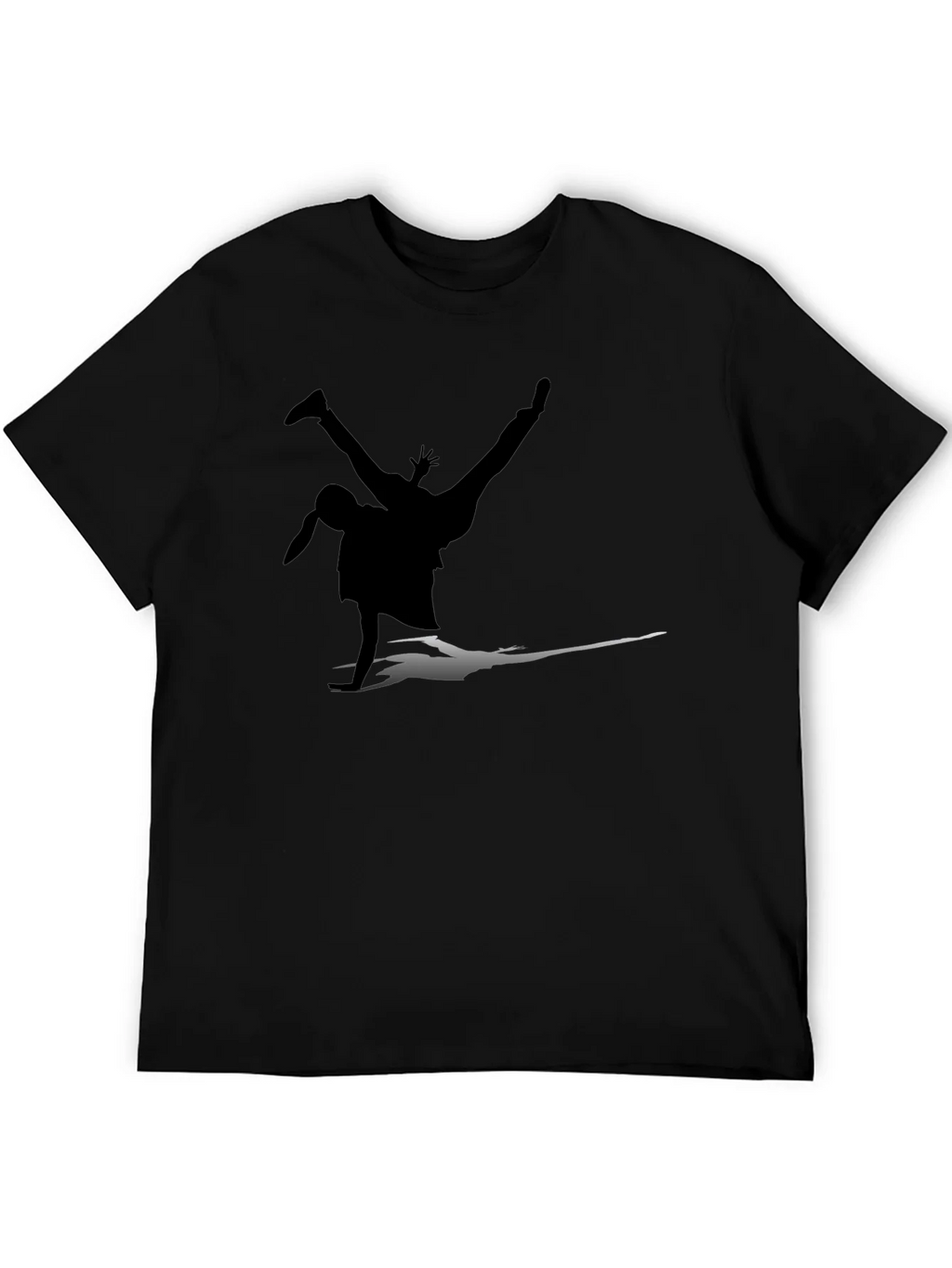 Breakdance Silhouette Black T-Shirt product image 5